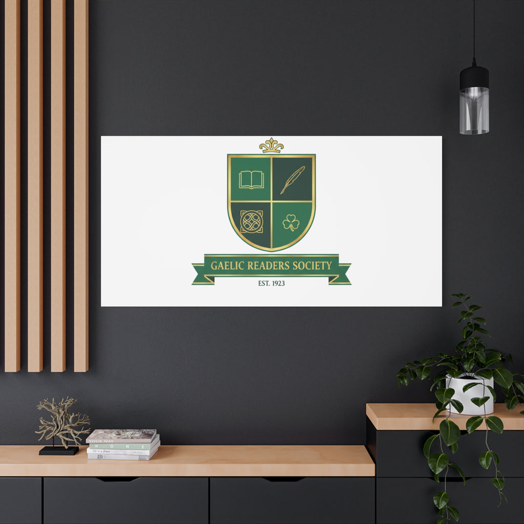 Gaelic Crest Shield Canvas | Celtic crest, Irish heritage logo 36" x 36" 1.25"