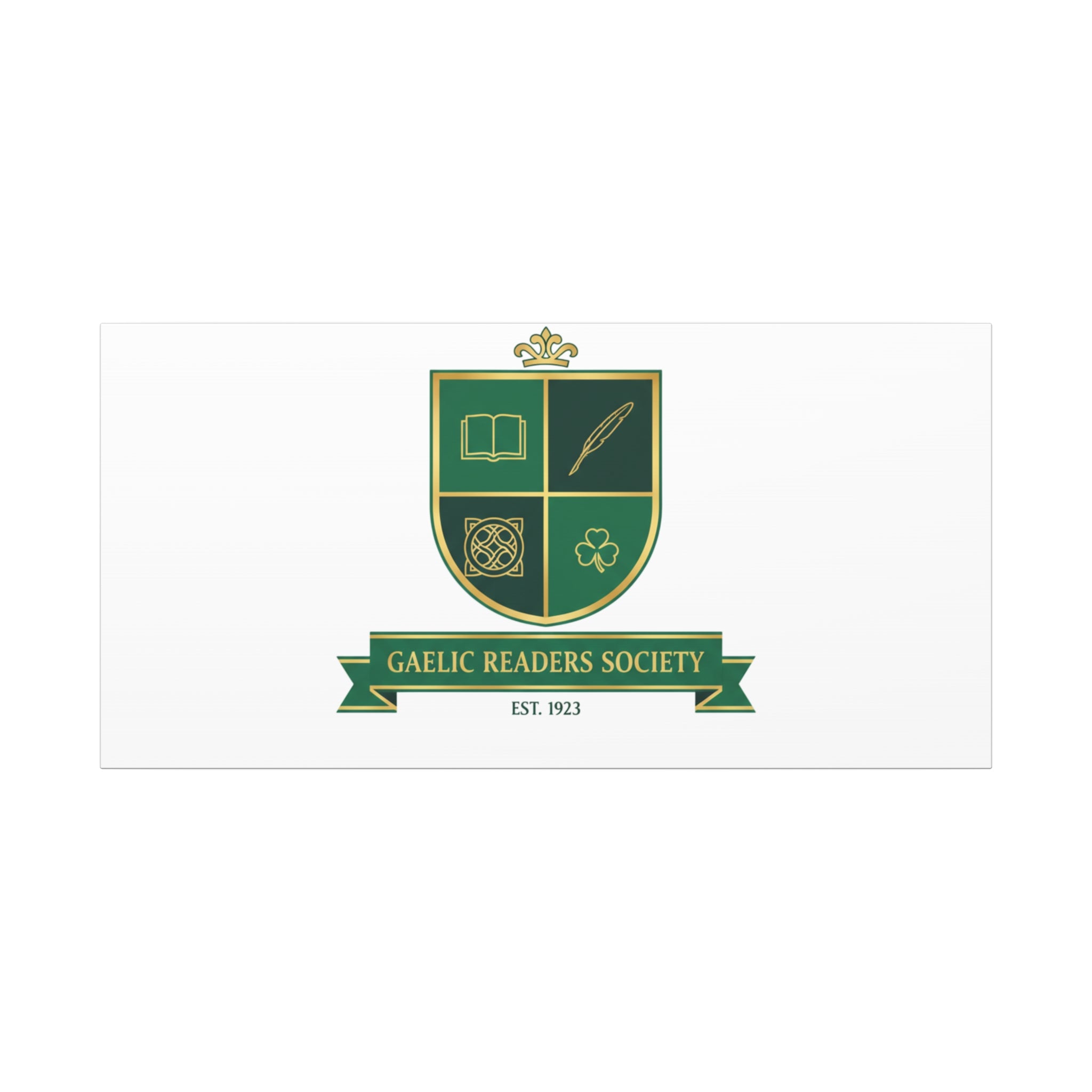 Gaelic Crest Shield Canvas | Celtic crest, Irish heritage logo