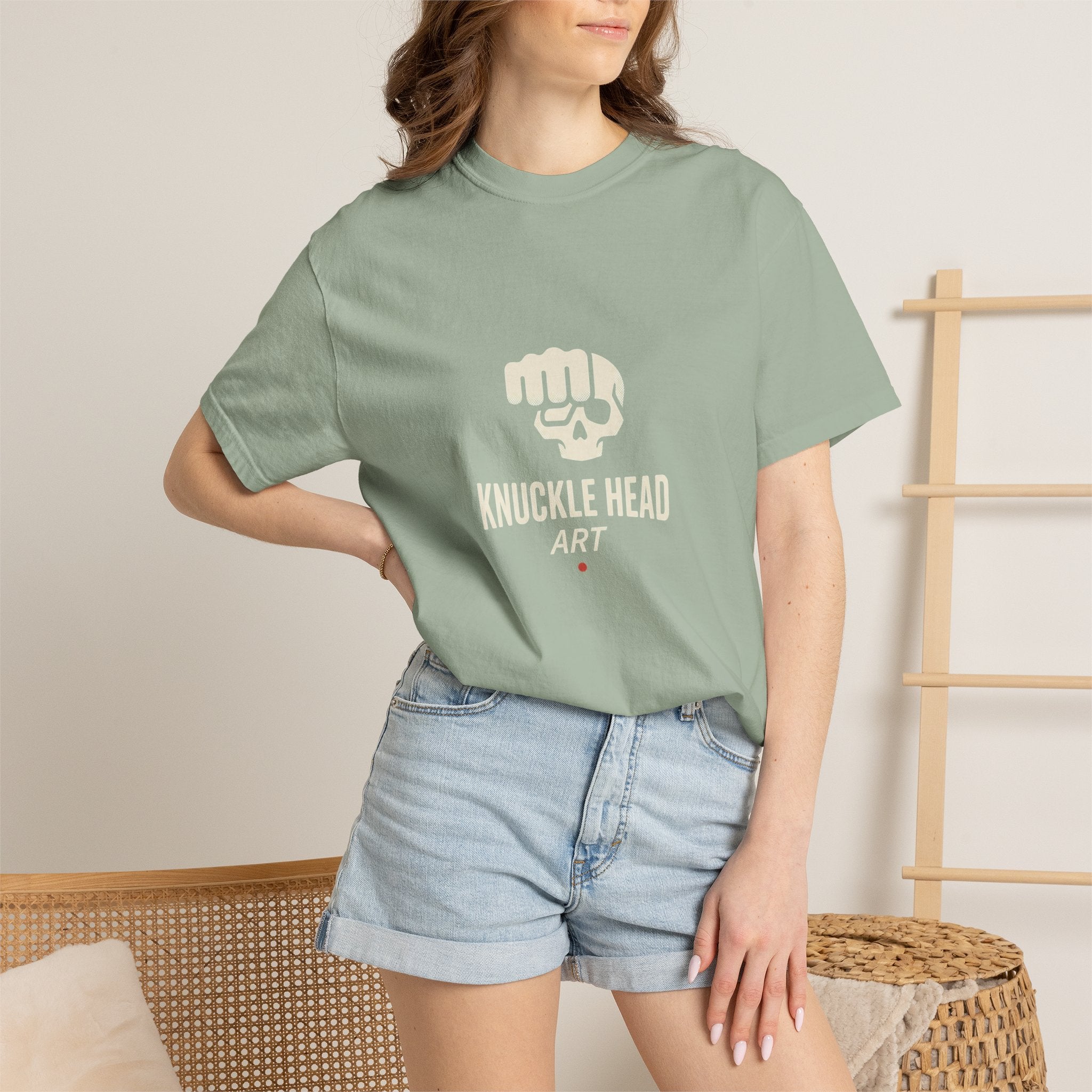 Knuckle Head Art T‑Shirt — Retro Fist Graphic Tee