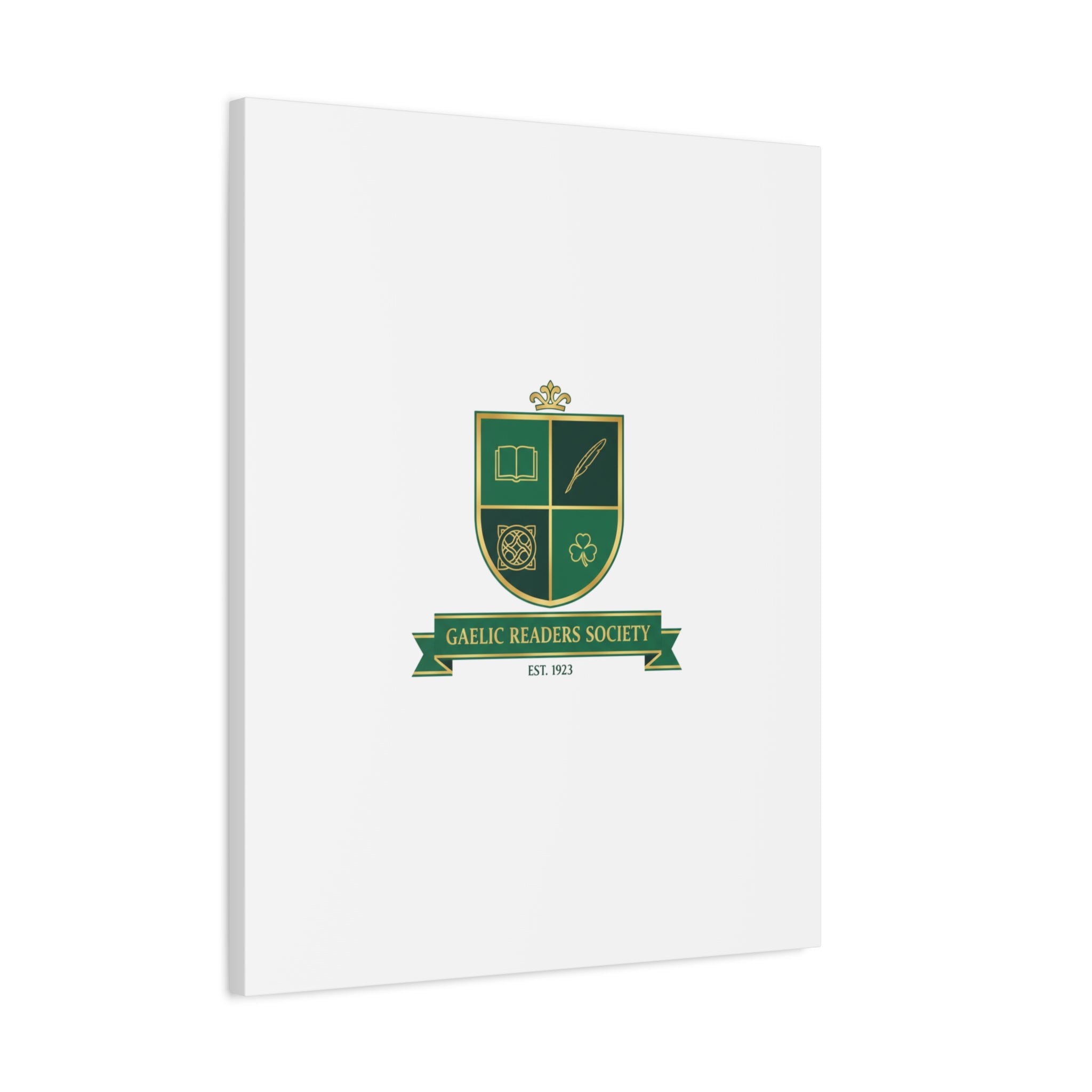 Gaelic Crest Shield Canvas | Celtic crest, Irish heritage logo 36" x 36" 1.25"