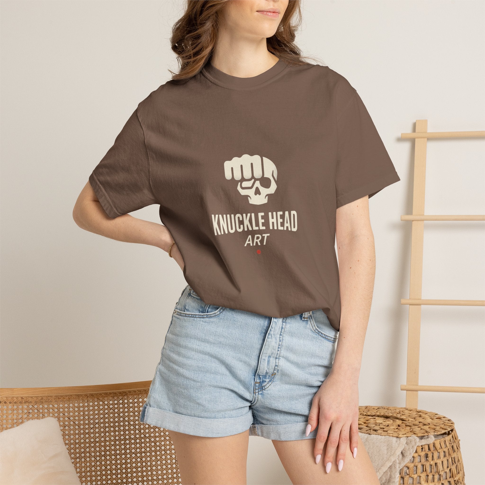 Knuckle Head Art T‑Shirt — Retro Fist Graphic Tee
