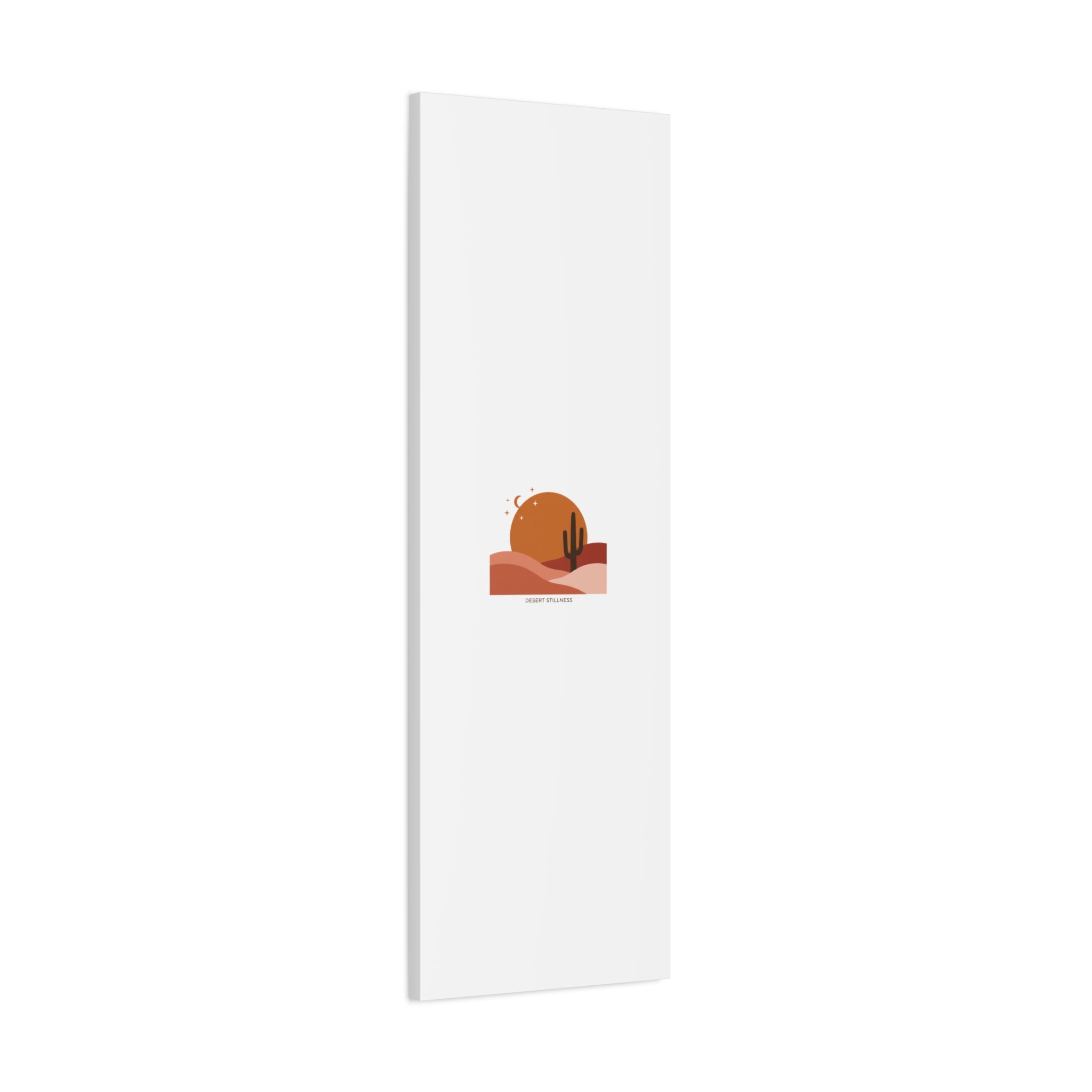 Desert Stillness Canvas, Desert Sunset Minimalist Mesa | Southwestern Art Print