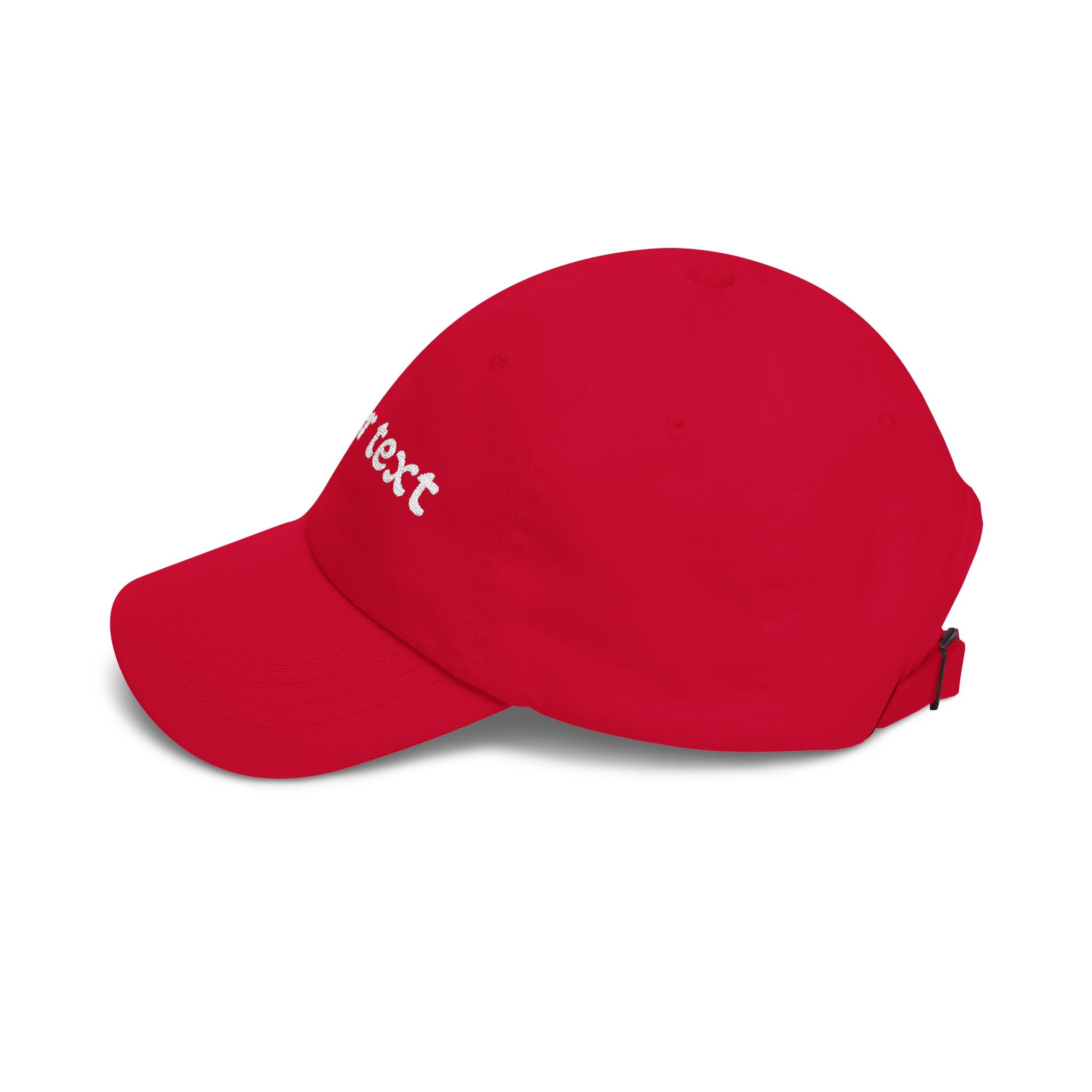 Custom Script Text Dad Cap | Personalized Embroidered Baseball Hat