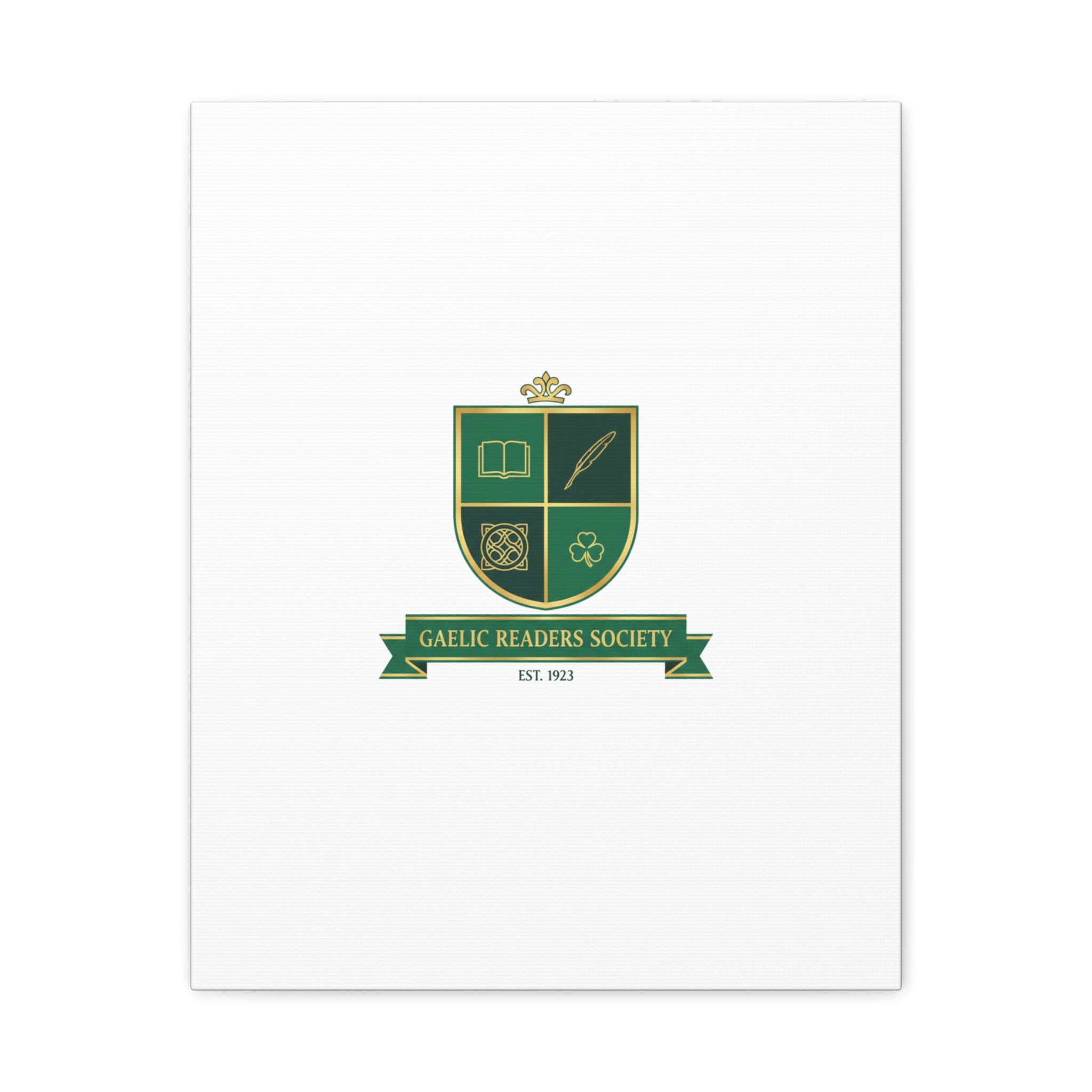 Gaelic Crest Shield Canvas | Celtic crest, Irish heritage logo