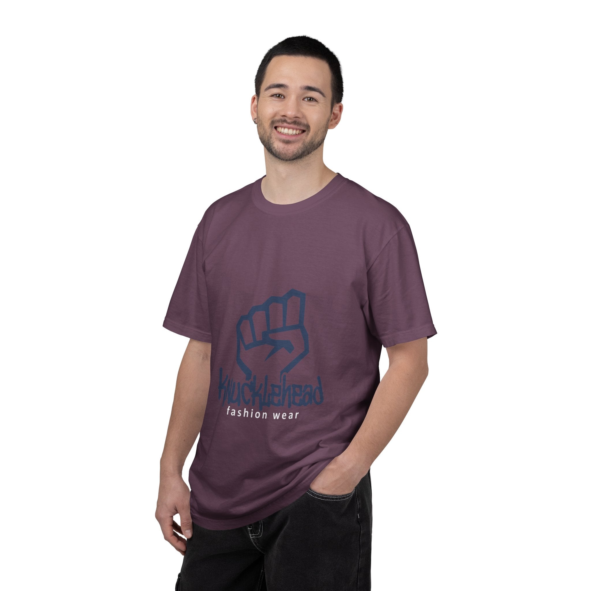 Knucklehead Fist Graphic T-Shirt — Casual Streetwear Tee Berry