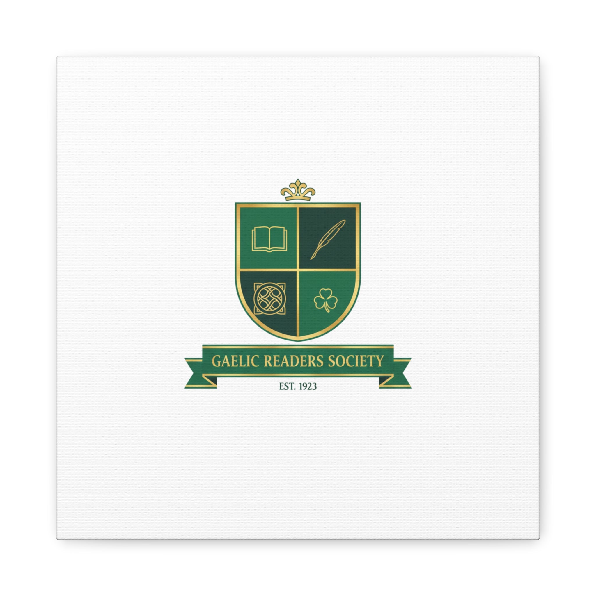 Gaelic Crest Shield Canvas | Celtic crest, Irish heritage logo