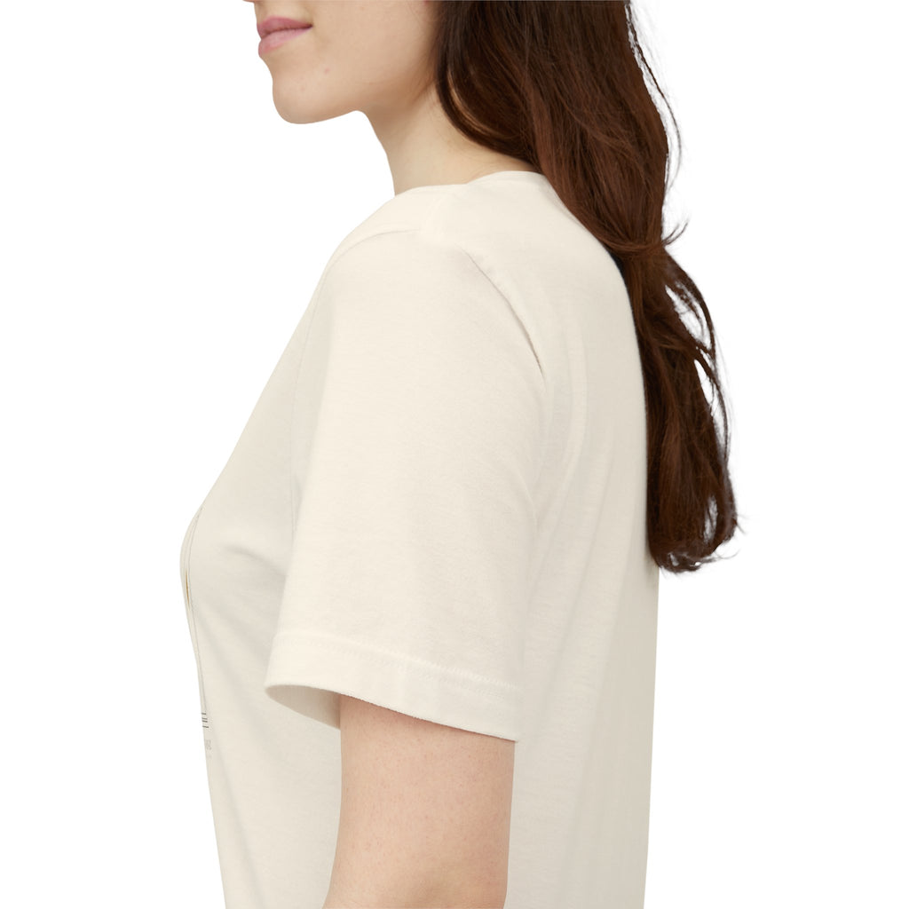 Gothic Arch Minimal Tee | Monastic Minimalism, serene typography Navy