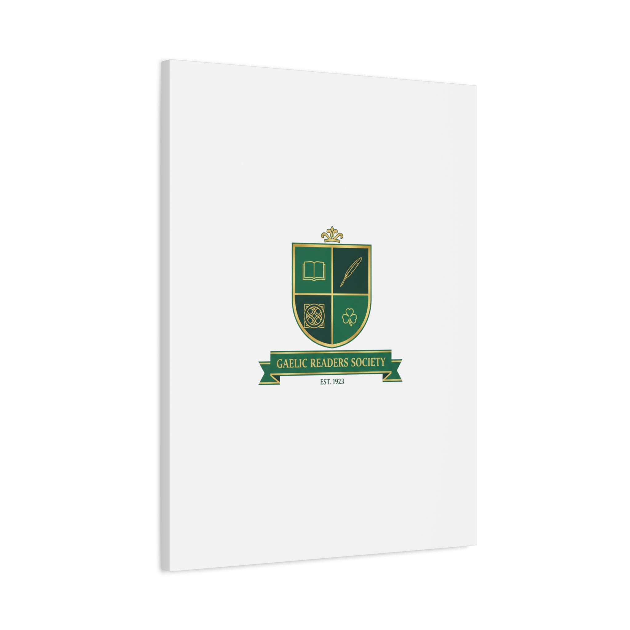 Gaelic Crest Shield Canvas | Celtic crest, Irish heritage logo 36" x 36" 1.25"