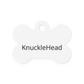 Bone-Shaped Pet Tag — "KnuckleHead" Personalized Dog ID Tag