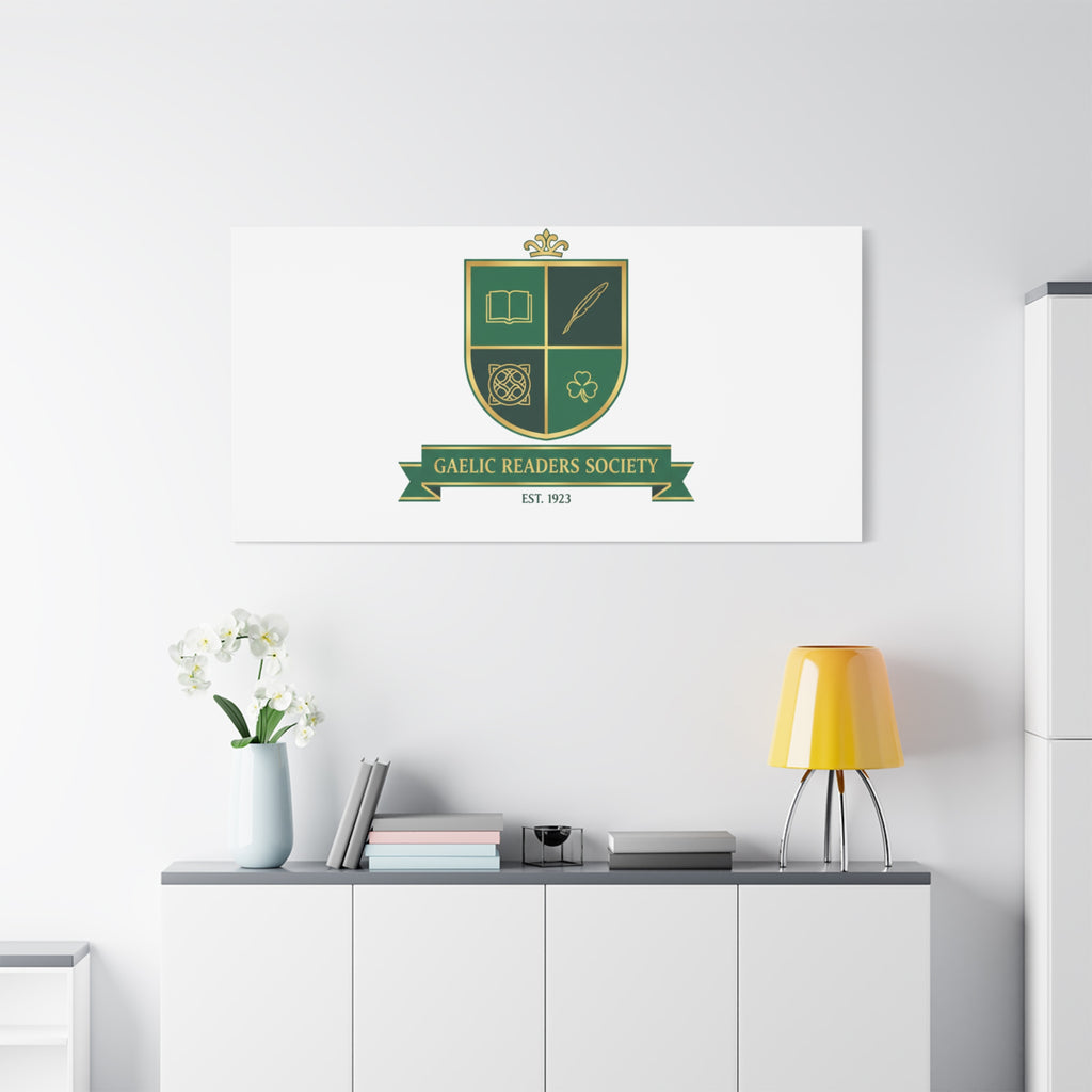 Gaelic Crest Shield Canvas | Celtic crest, Irish heritage logo 36" x 36" 1.25"
