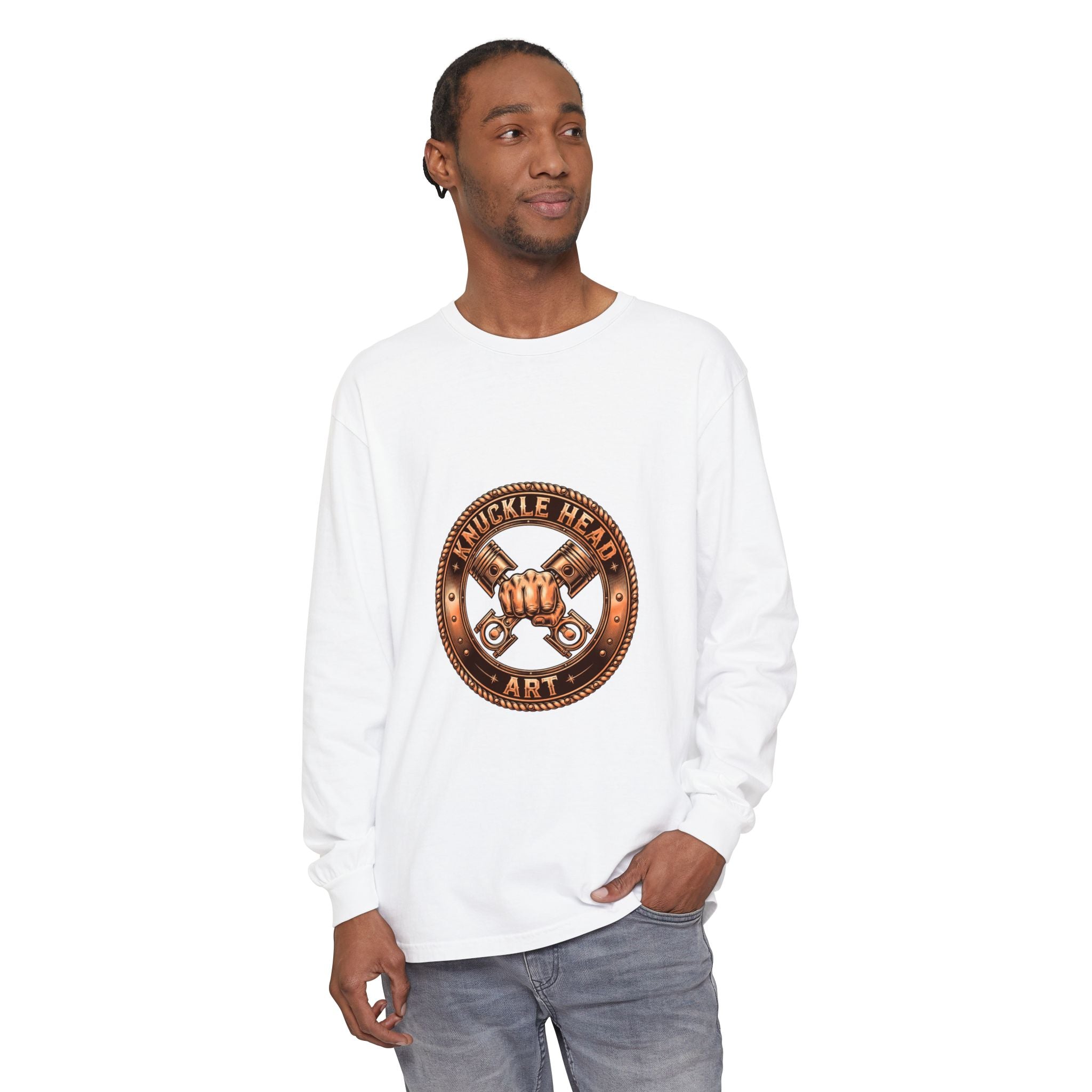 Knucklehead Art Emblem Long Sleeve Tee