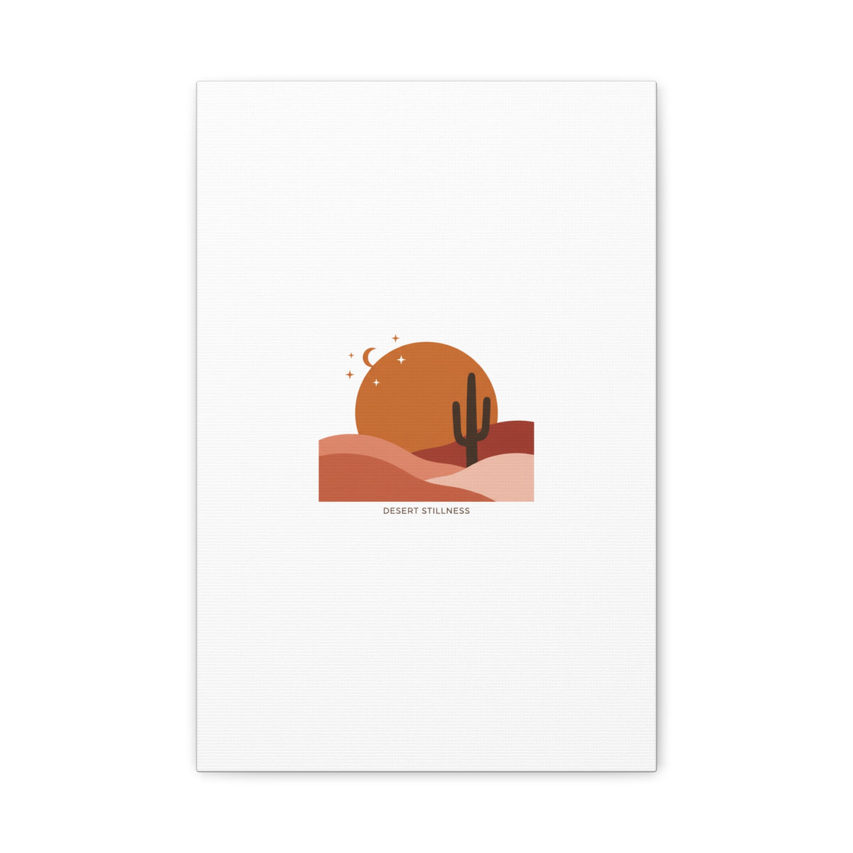 Desert Stillness Canvas, Desert Sunset Minimalist Mesa | Southwestern Art Print — product image 31