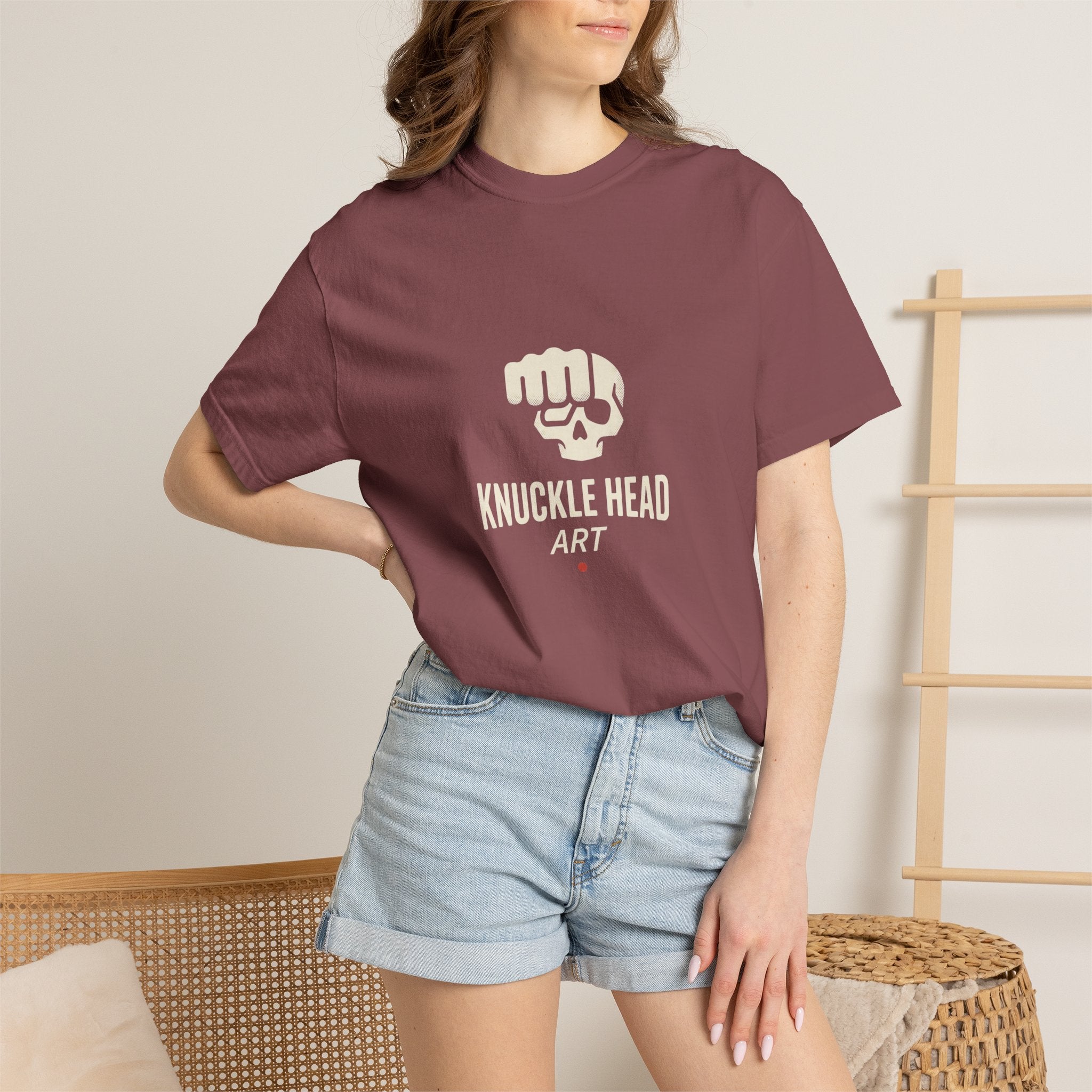 Knuckle Head Art T‑Shirt — Retro Fist Graphic Tee