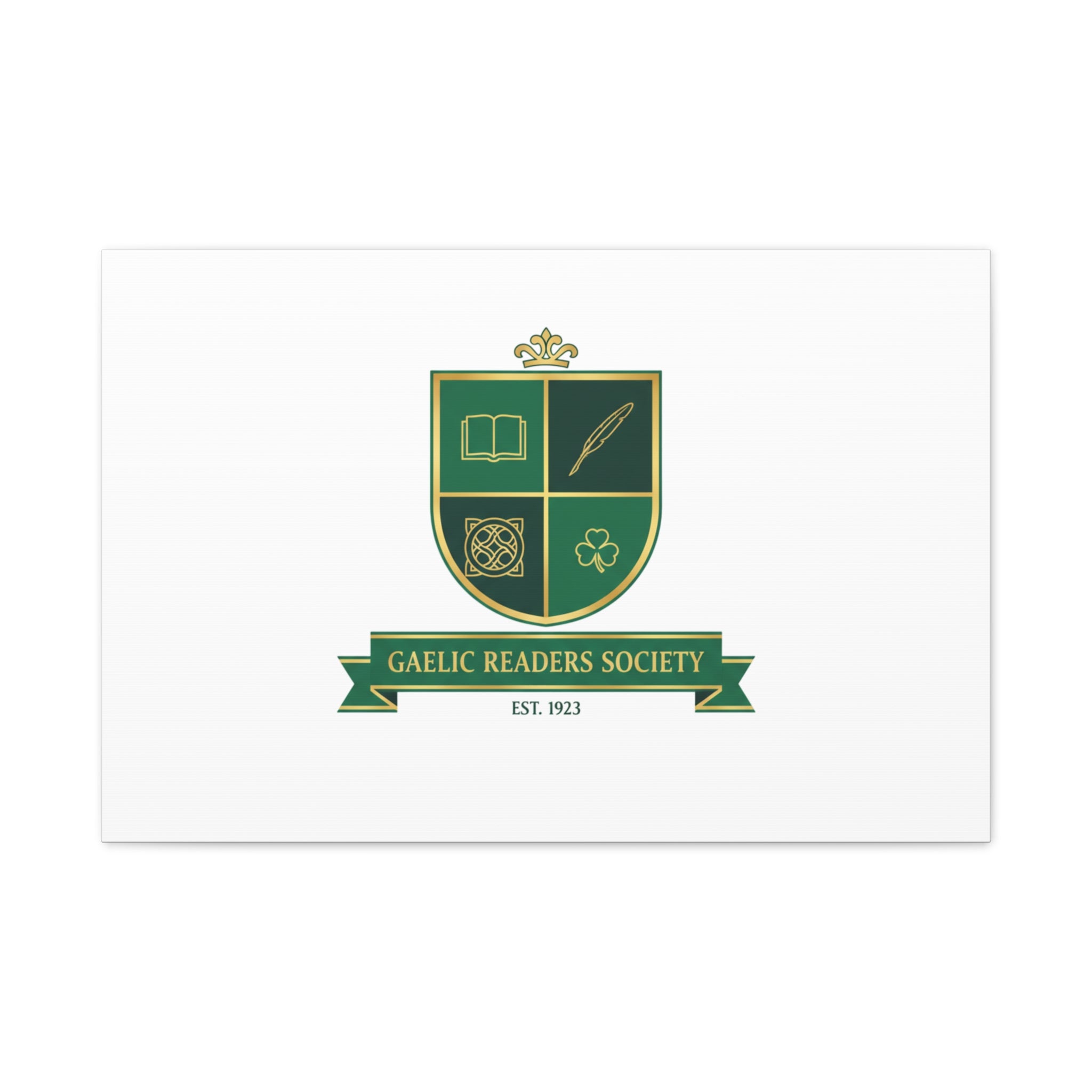 Gaelic Crest Shield Canvas | Celtic crest, Irish heritage logo