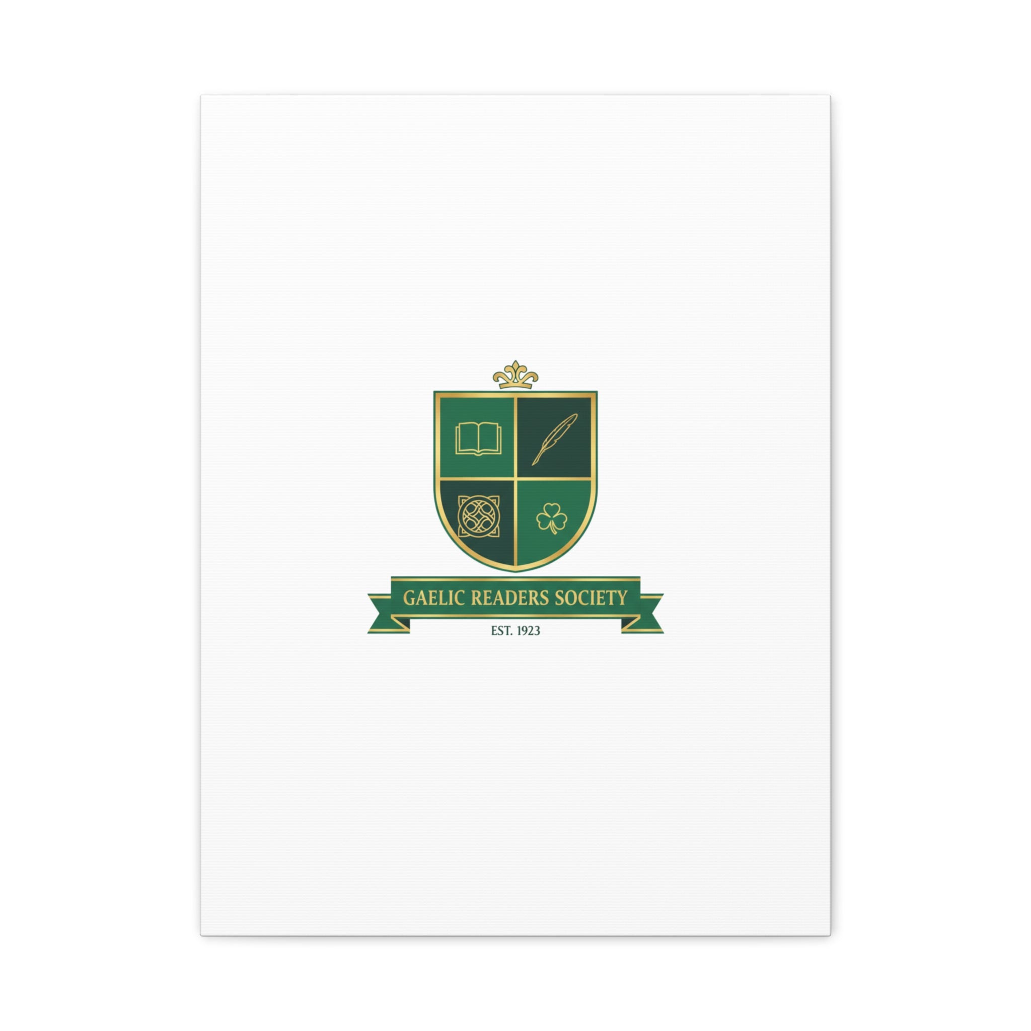Gaelic Crest Shield Canvas | Celtic crest, Irish heritage logo
