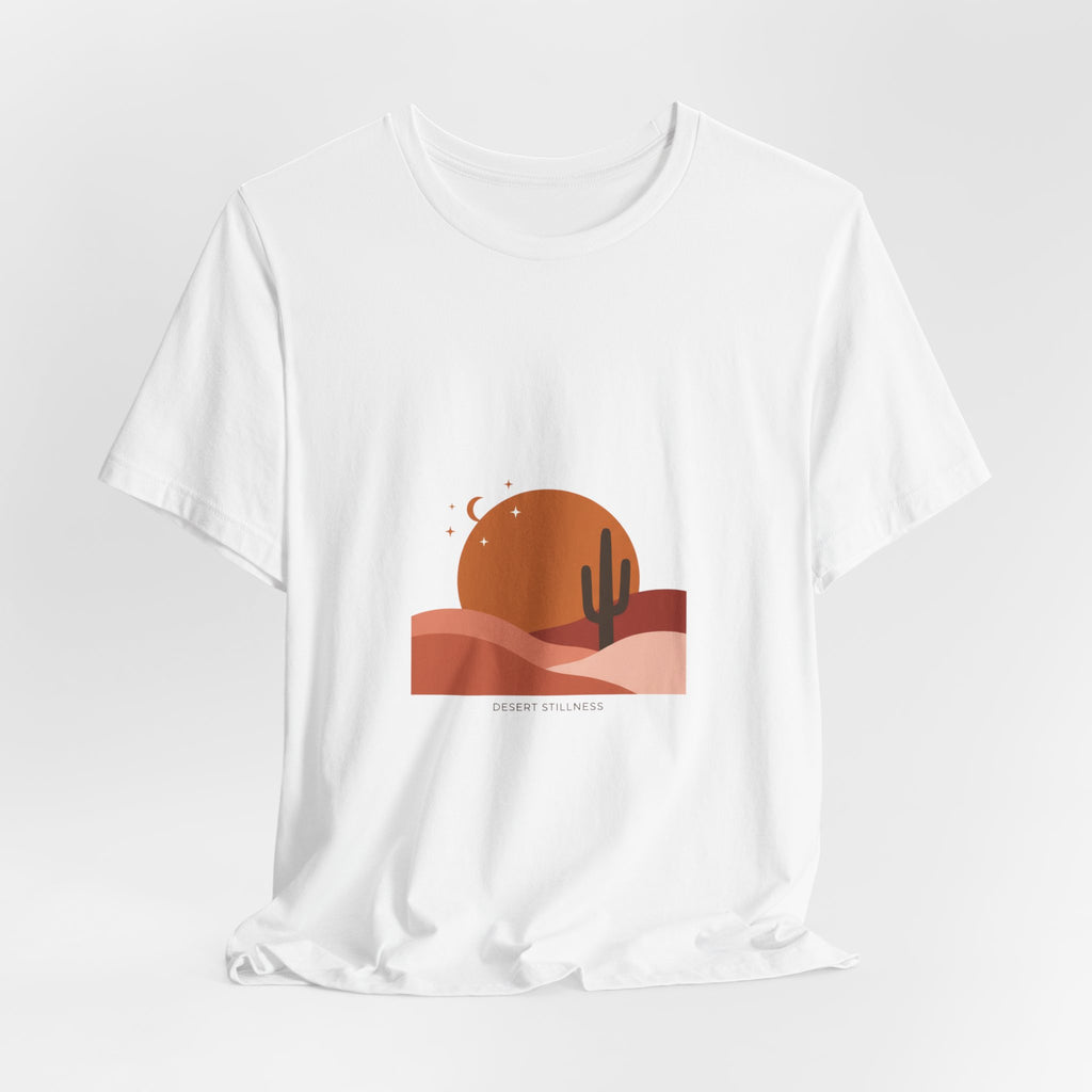 Desert Sunset Minimalist Mesa Tee | Southwestern art print, adobe-inspired