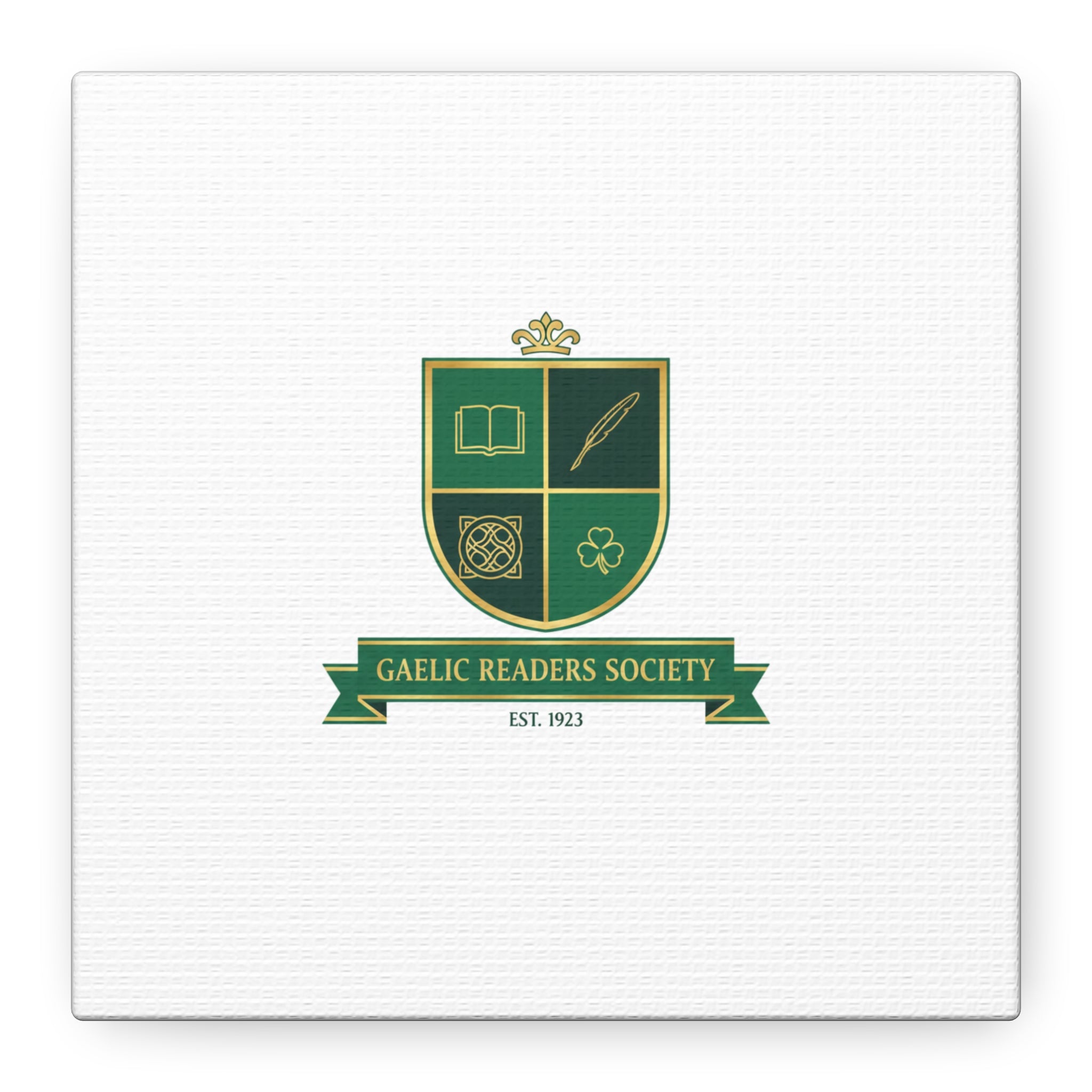 Gaelic Crest Shield Canvas | Celtic crest, Irish heritage logo