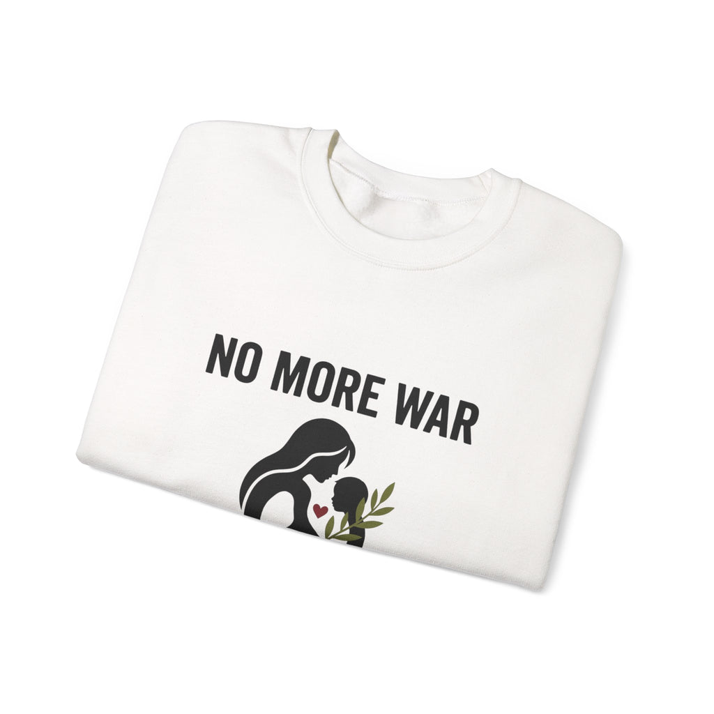 No More War Sweatshirt | Anti-War, Peace, Ceasefire, Solidarity Protest. Navy