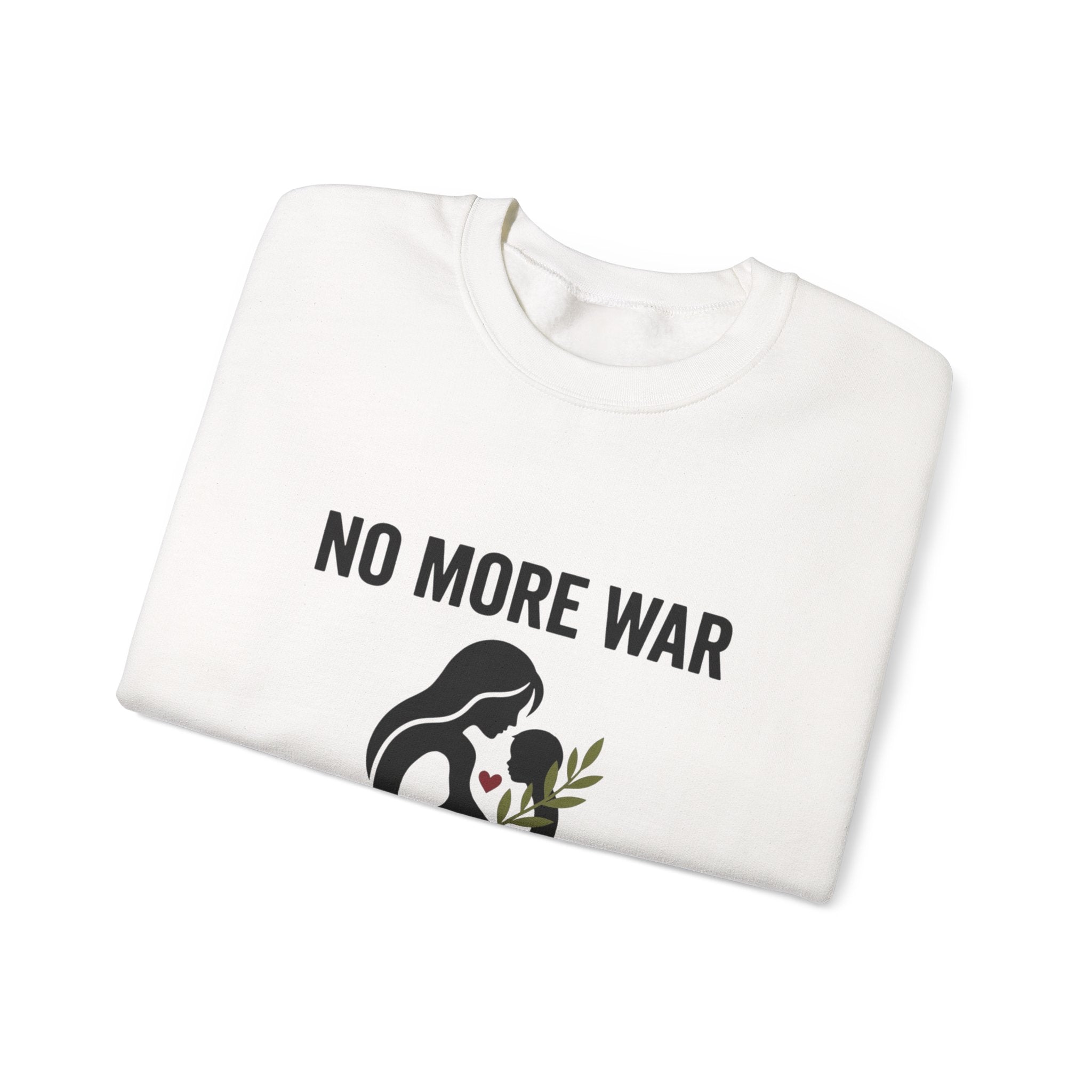 No More War Sweatshirt | Anti-War, Peace, Ceasefire, Solidarity Protest. Navy