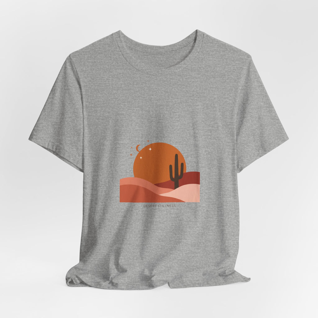 Desert Sunset Minimalist Mesa Tee | Southwestern art print, adobe-inspired Navy
