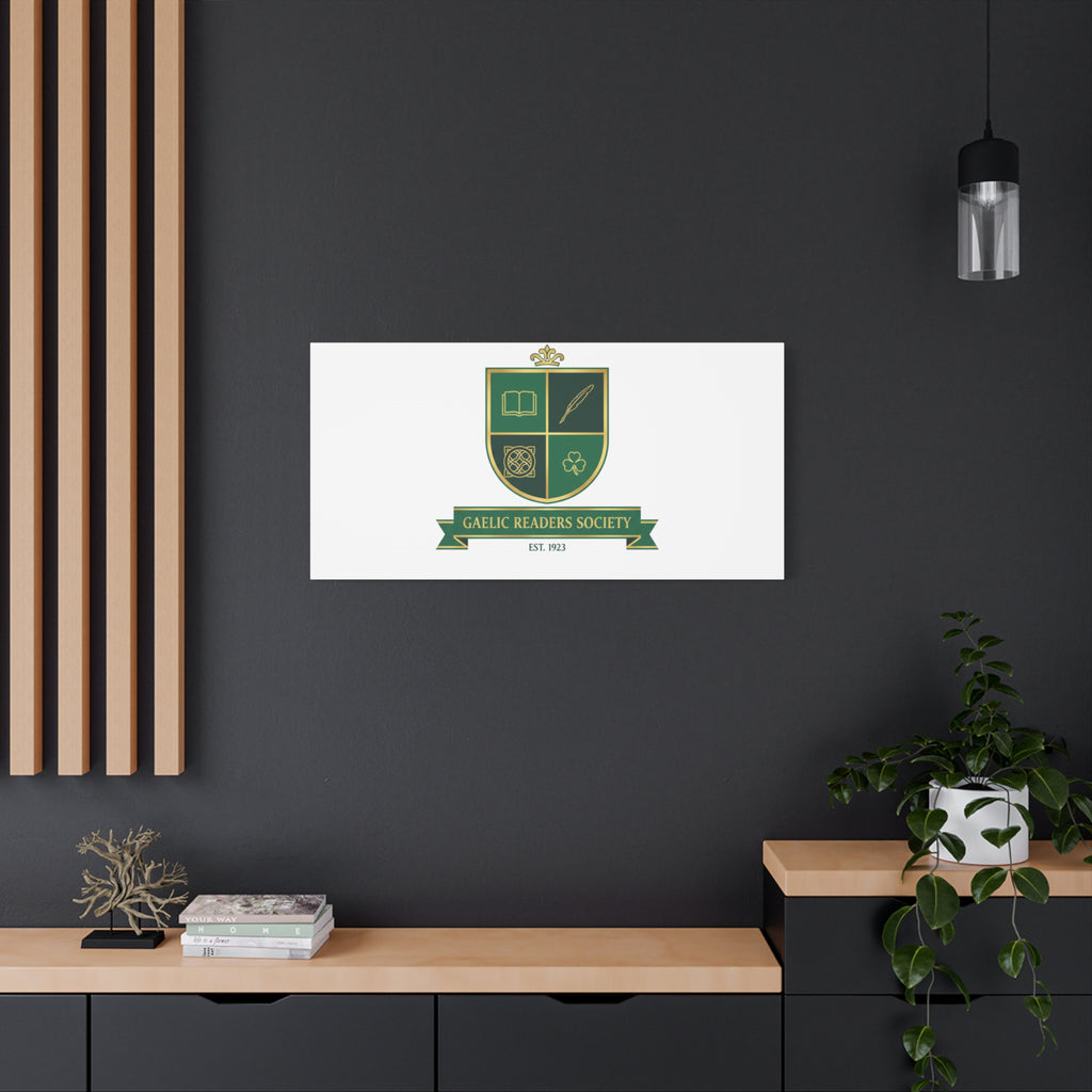 Gaelic Crest Shield Canvas | Celtic crest, Irish heritage logo 36" x 36" 1.25"