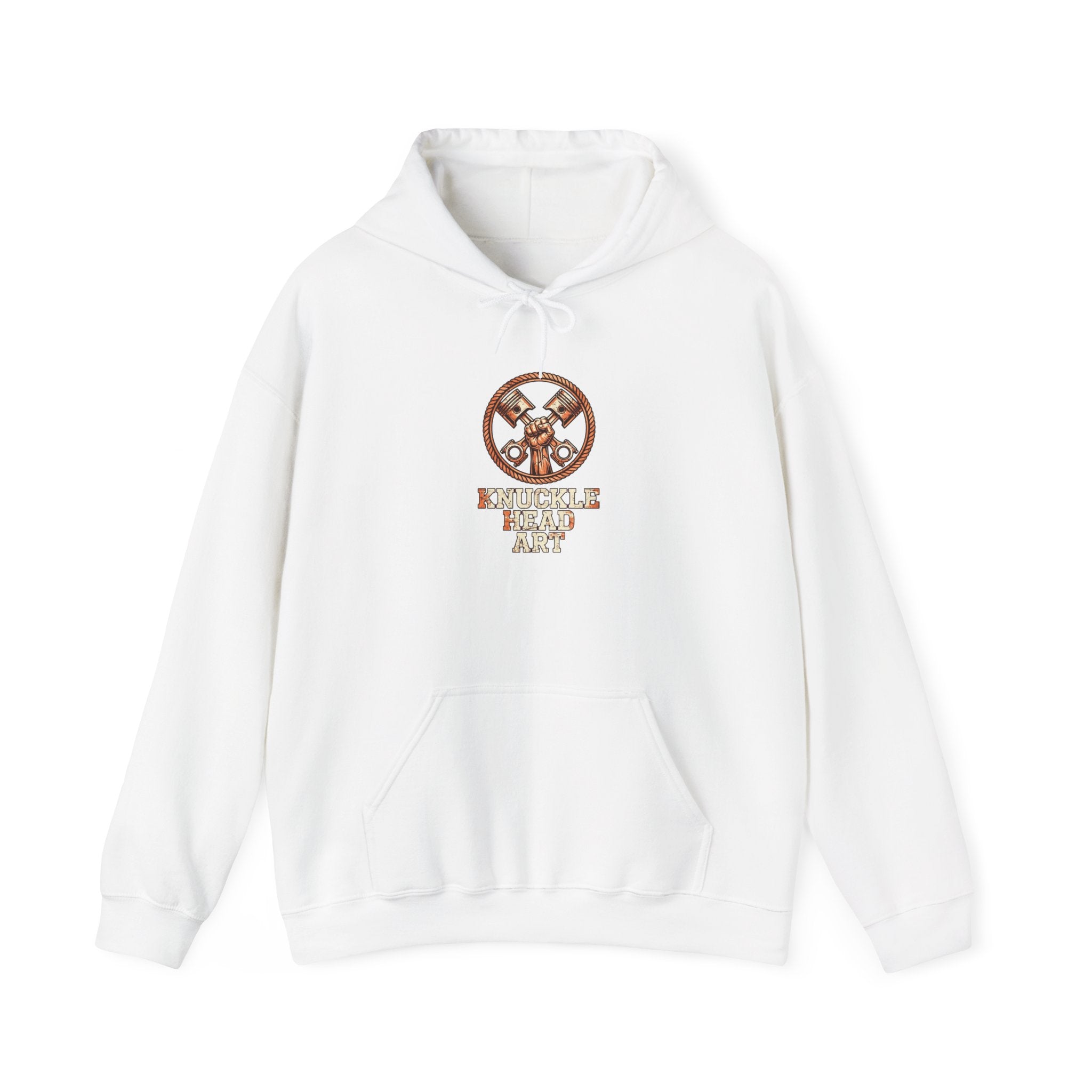 Symbol of Strength Hoodie - Rustic Celtic Wheel Design