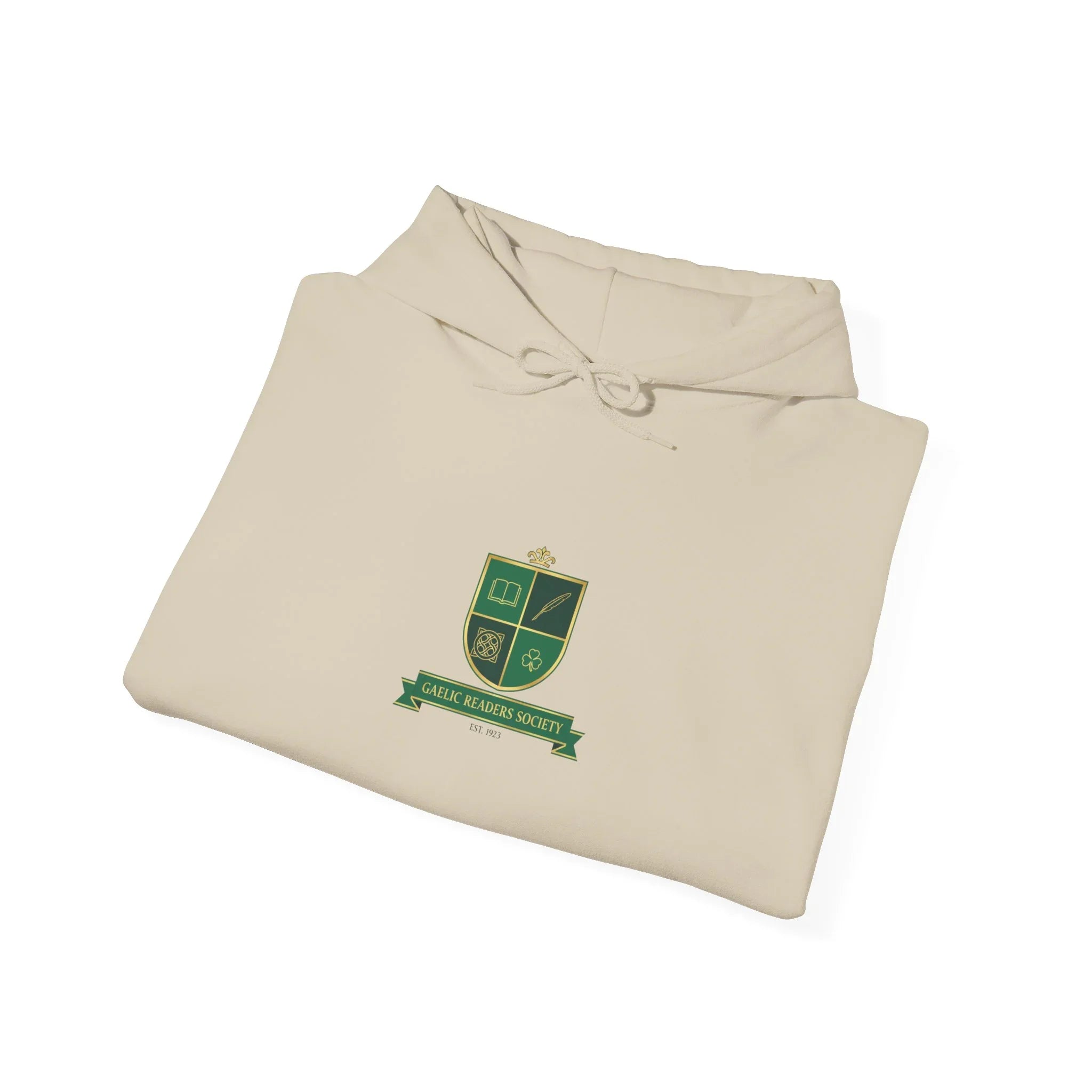 Celtic Crest Hoodie | Gaelic serif crest, Irish heritage logo Navy