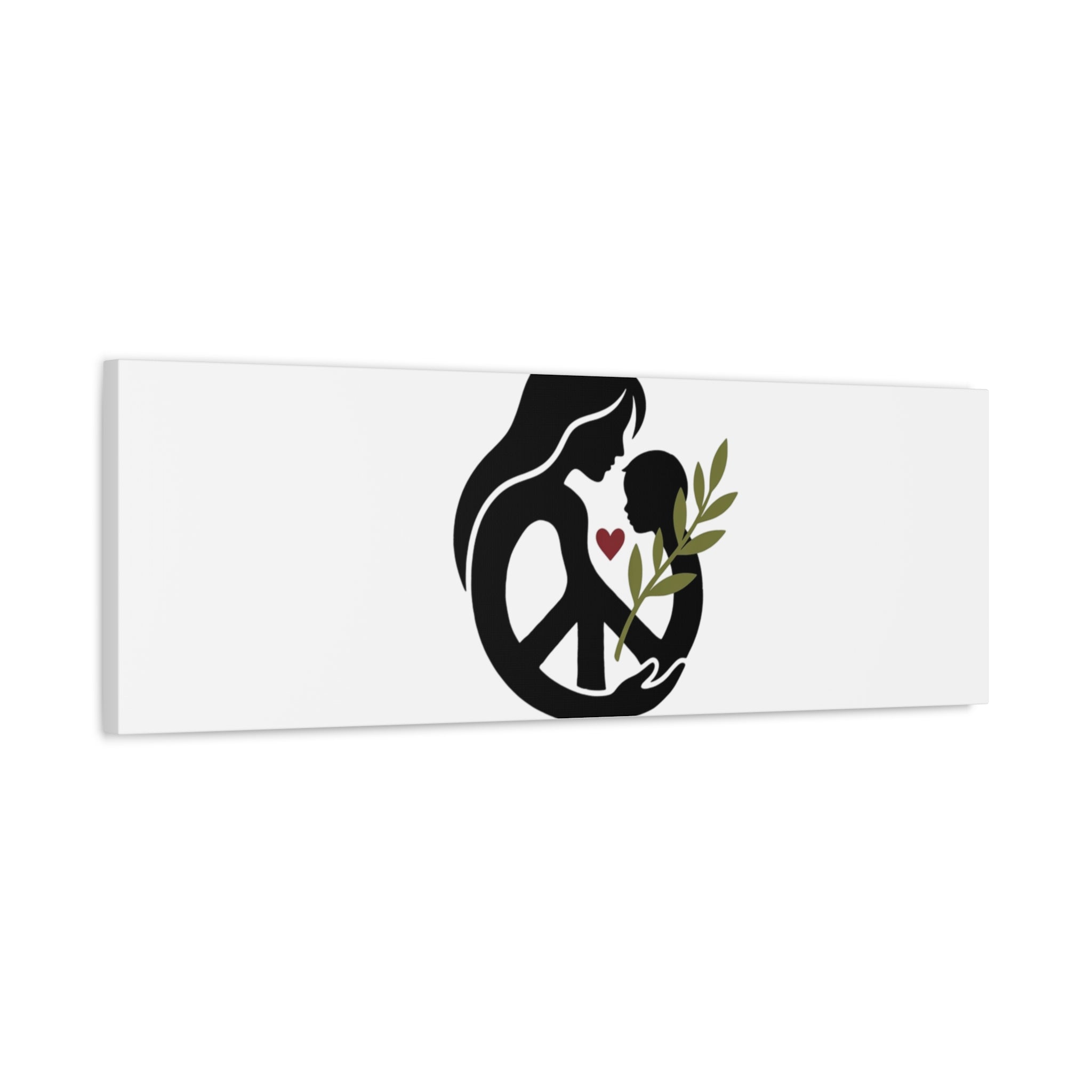 No More War Canvas, Anti-War Peace Protest Wall Art | Solidarity Ceasefire. 36" x 36" 1.25"