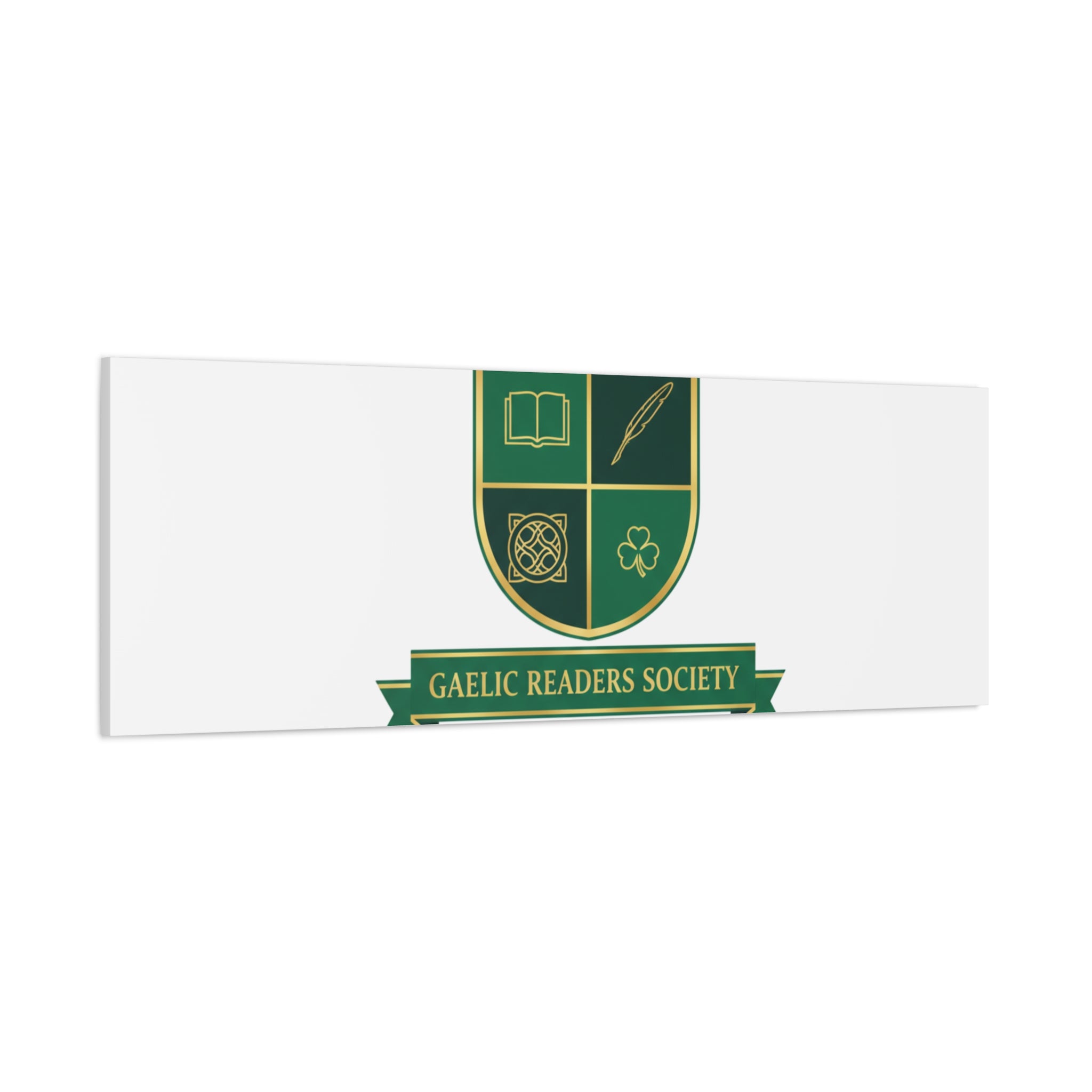 Gaelic Crest Shield Canvas | Celtic crest, Irish heritage logo 36" x 36" 1.25"