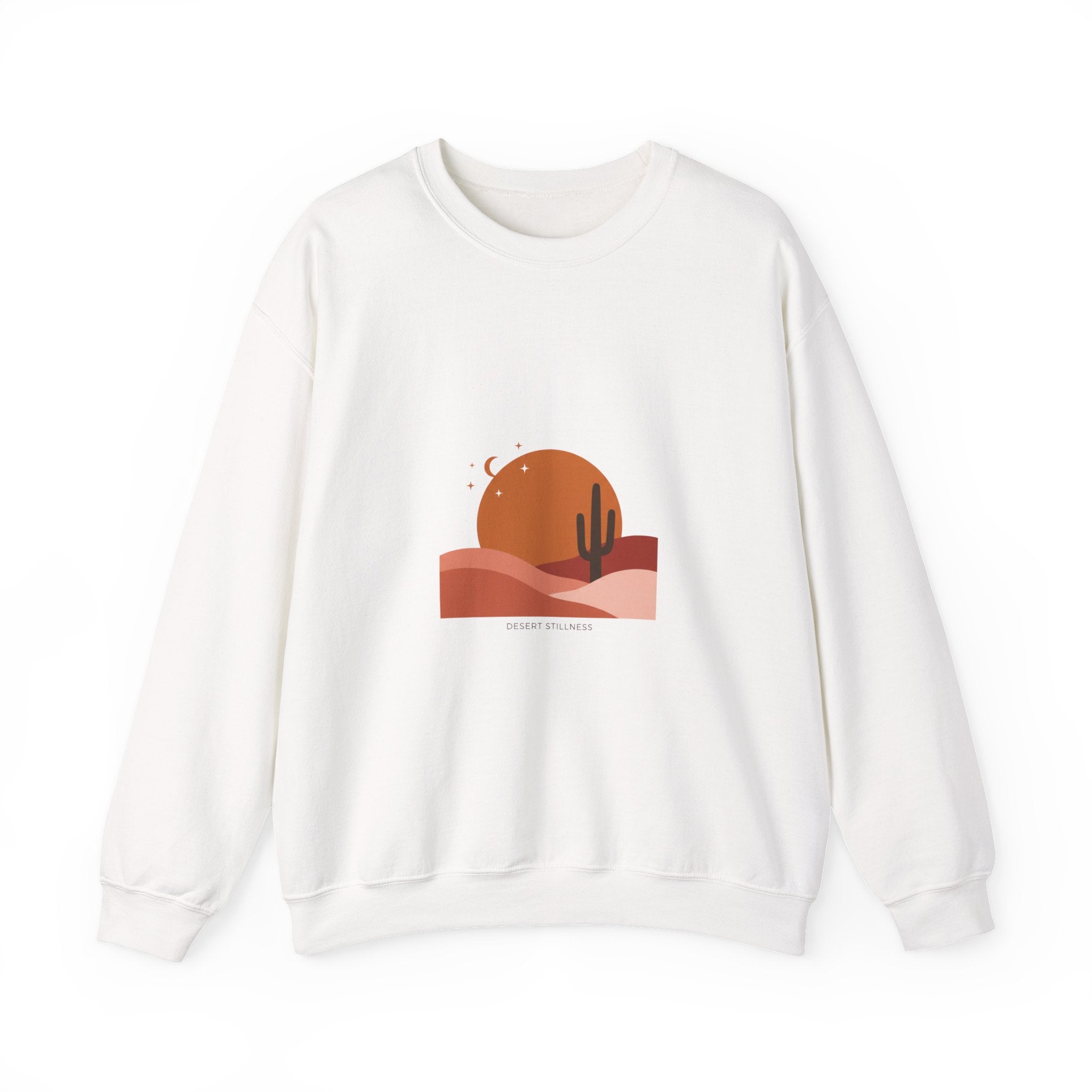 Desert Sunset Minimalist Mesa Sweatshirt | Southwestern adobe-inspired wall art vibe