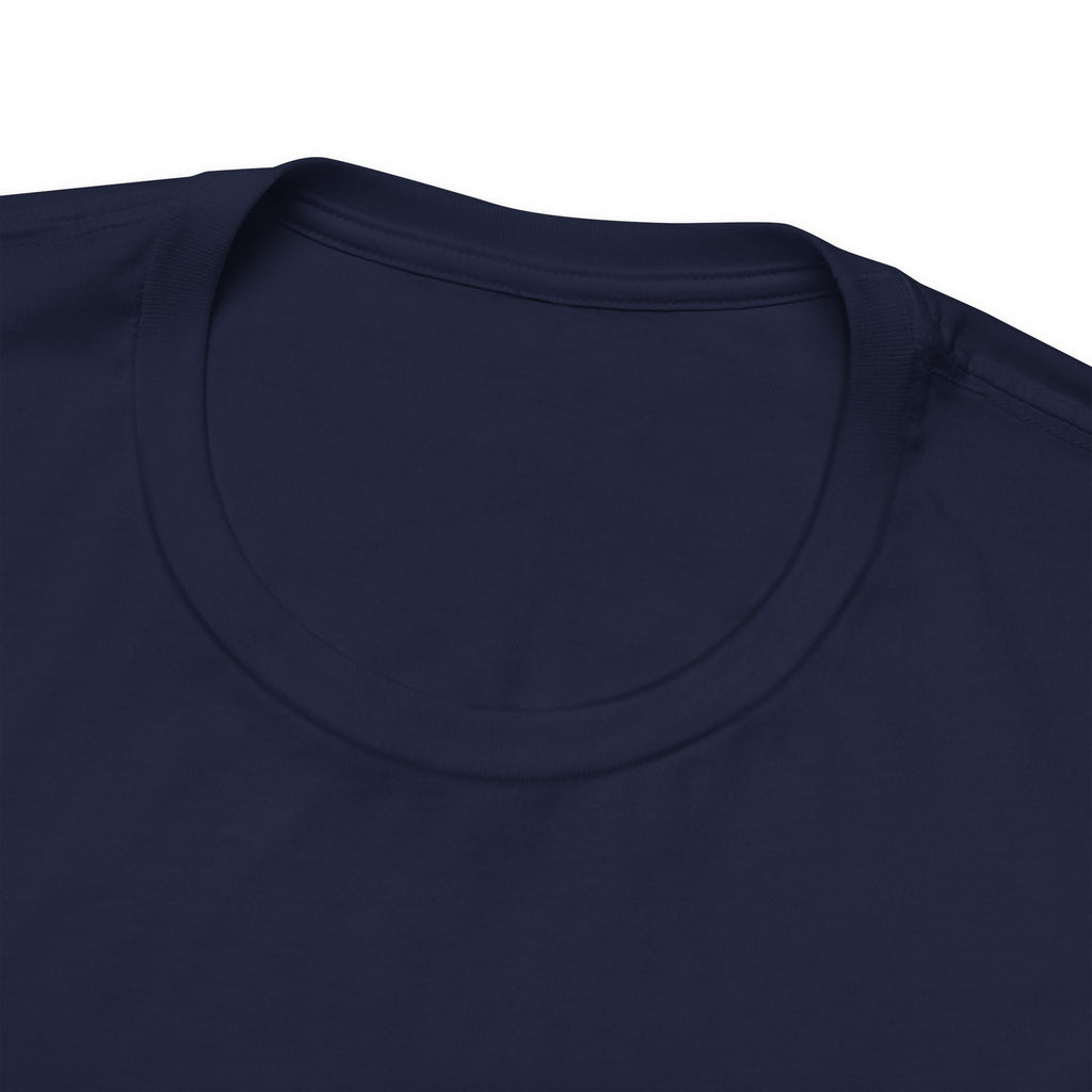 Gothic Arch Minimal Tee | Monastic Minimalism, serene typography Navy