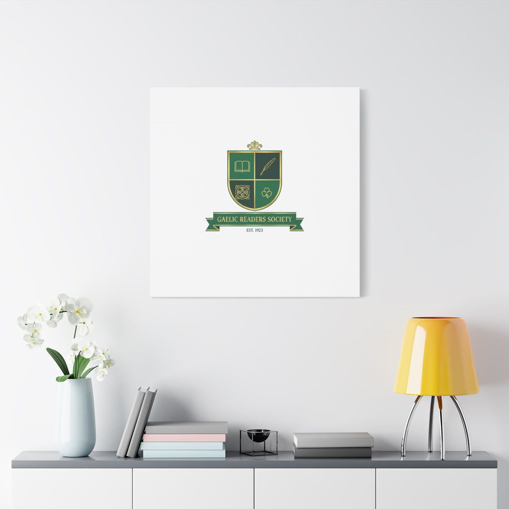 Gaelic Crest Shield Canvas | Celtic crest, Irish heritage logo 36" x 36" 1.25"