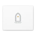 Sacred Ordinary Gothic Arch Canvas | Minimal Scripture Art, Quiet Luxury 10" x 8" (Horizontal) 1.25"
