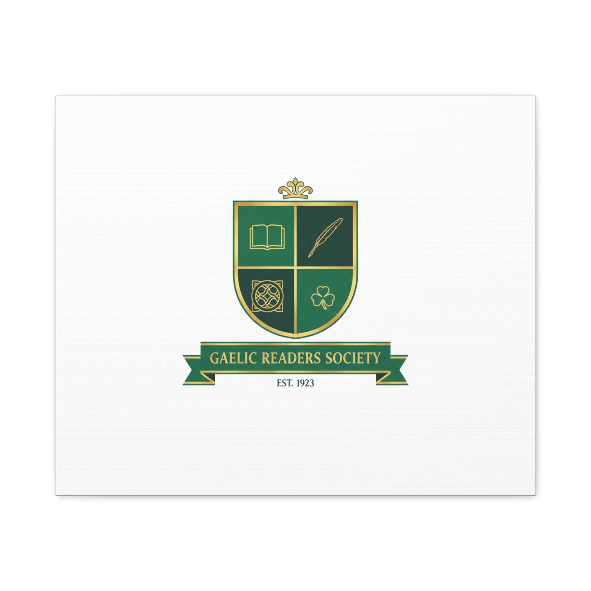 Gaelic Crest Shield Canvas | Celtic crest, Irish heritage logo
