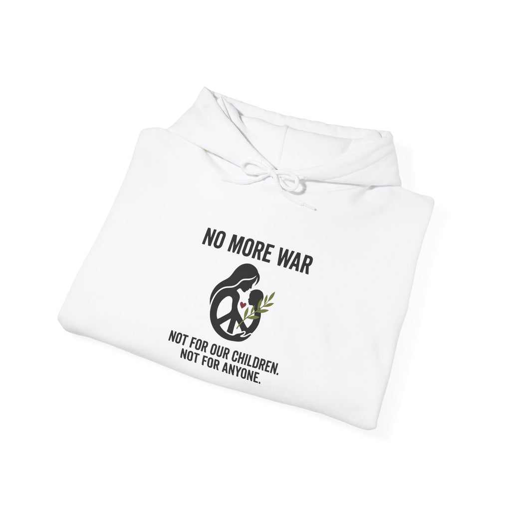 No More War Hoodie | anti-war, peace, ceasefire, solidarity. Navy