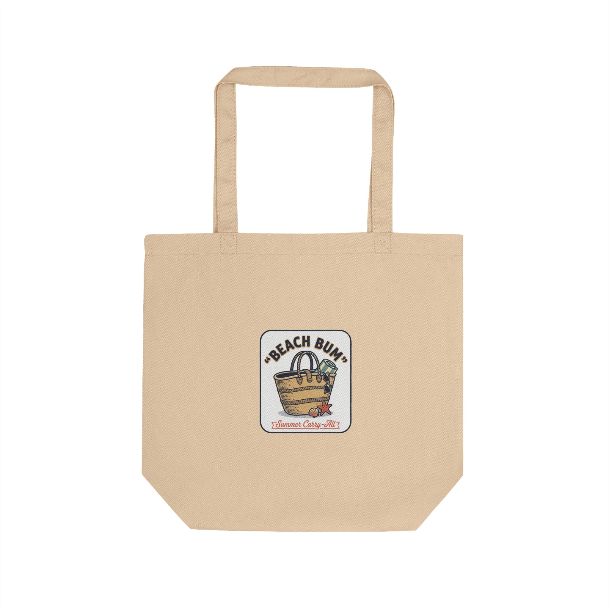 Beach Bum Tote Bag – Retro Surf Basket Eco Tote One size Oyster