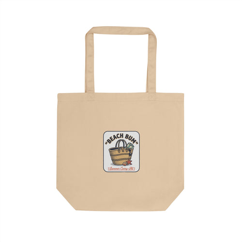 Beach Bum Tote Bag – Retro Surf Basket Eco Tote One size Oyster