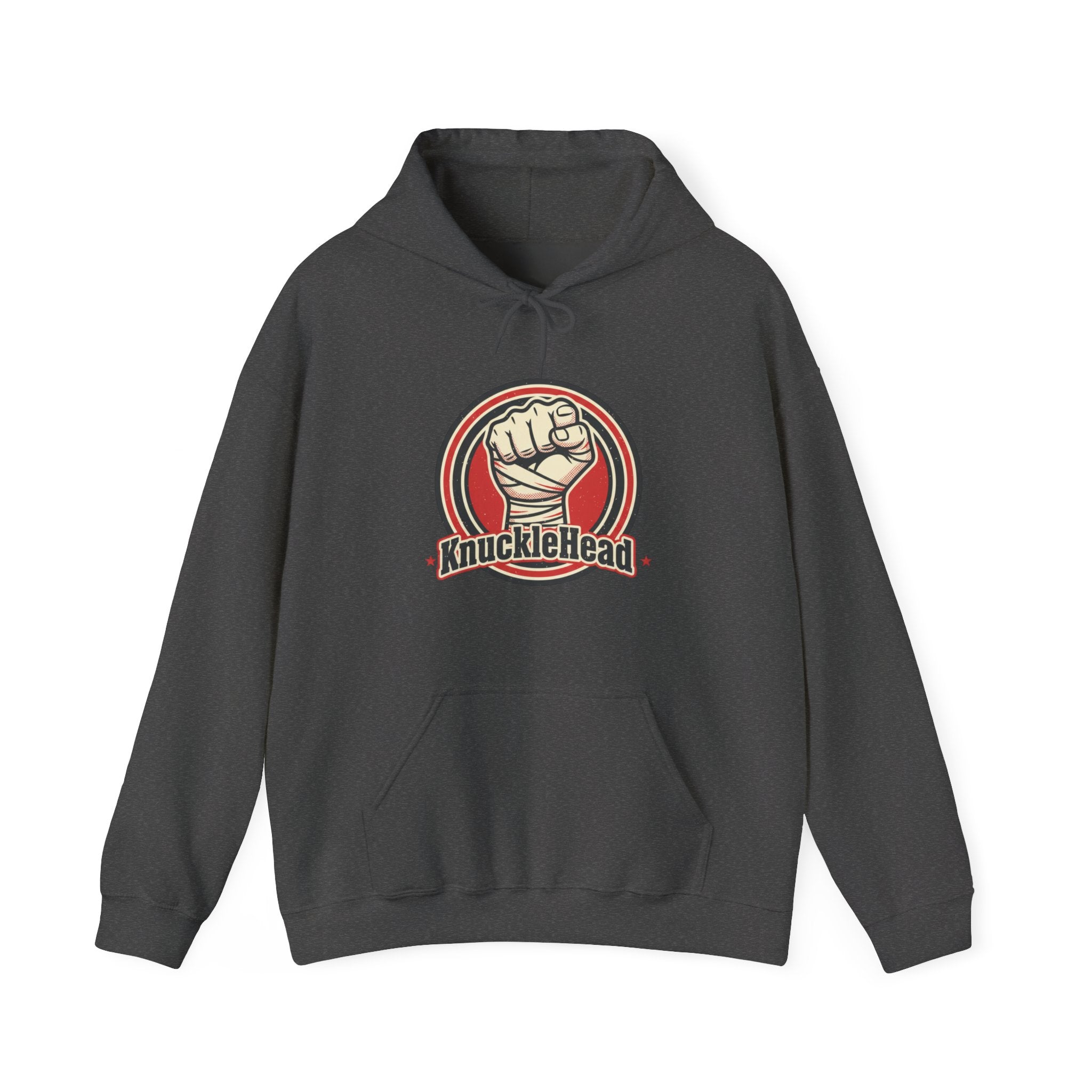 Knucklehead Fist Hoodie – Retro Boxing Punch Graphic Sweatshirt
