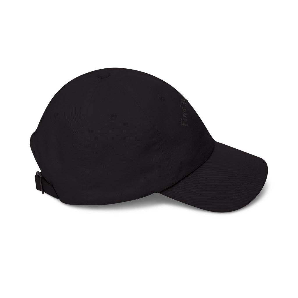 Dad Cap – "Find You're Peace" Embroidered White Baseball Hat.