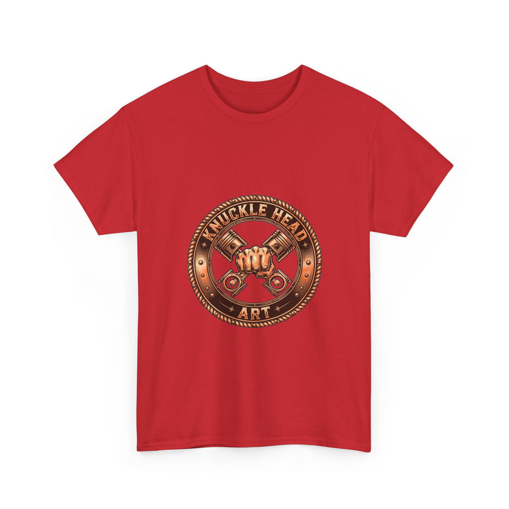 Knucklehead Art Metal Emblem T‑Shirt