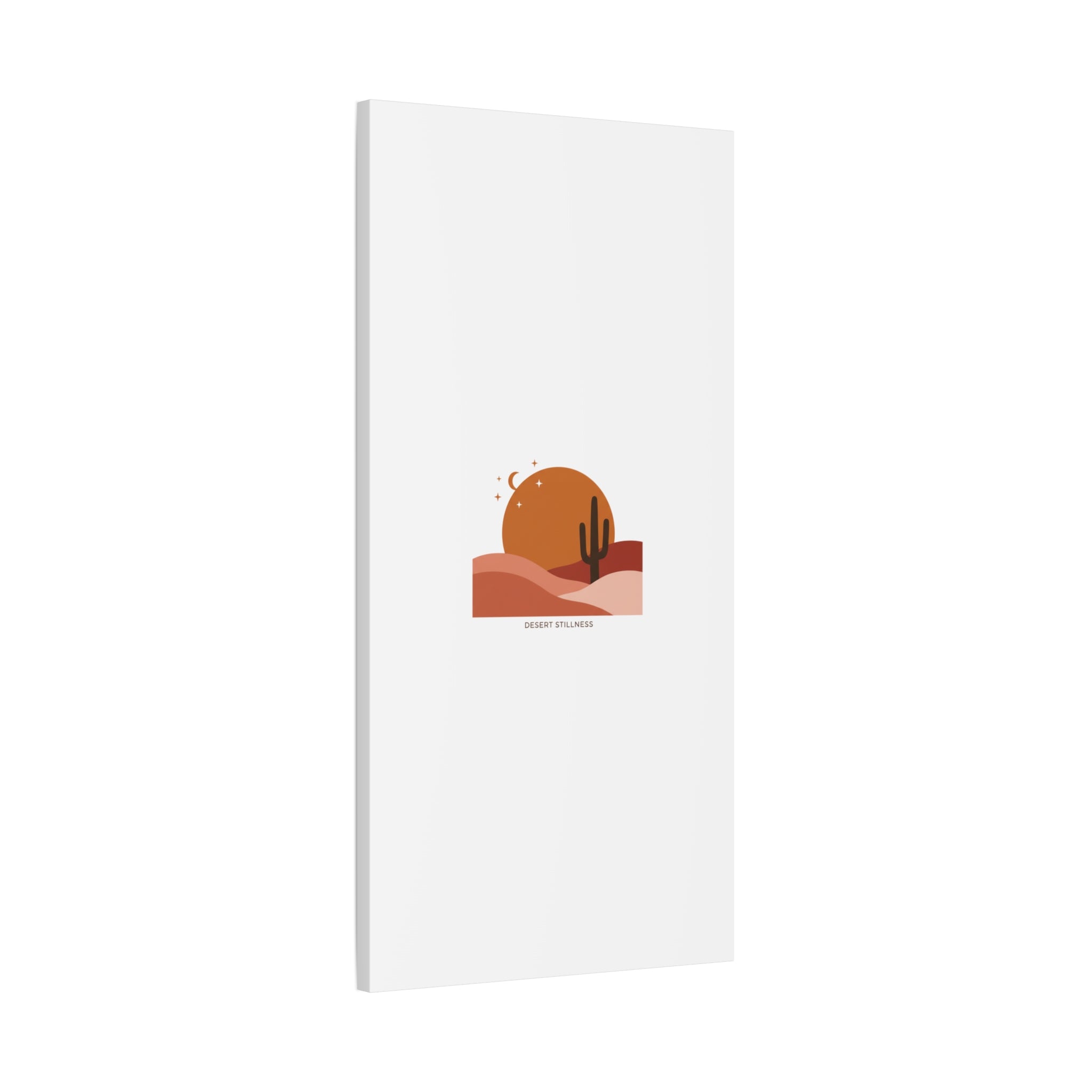 Desert Stillness Canvas, Desert Sunset Minimalist Mesa | Southwestern Art Print 36" x 36" 1.25"