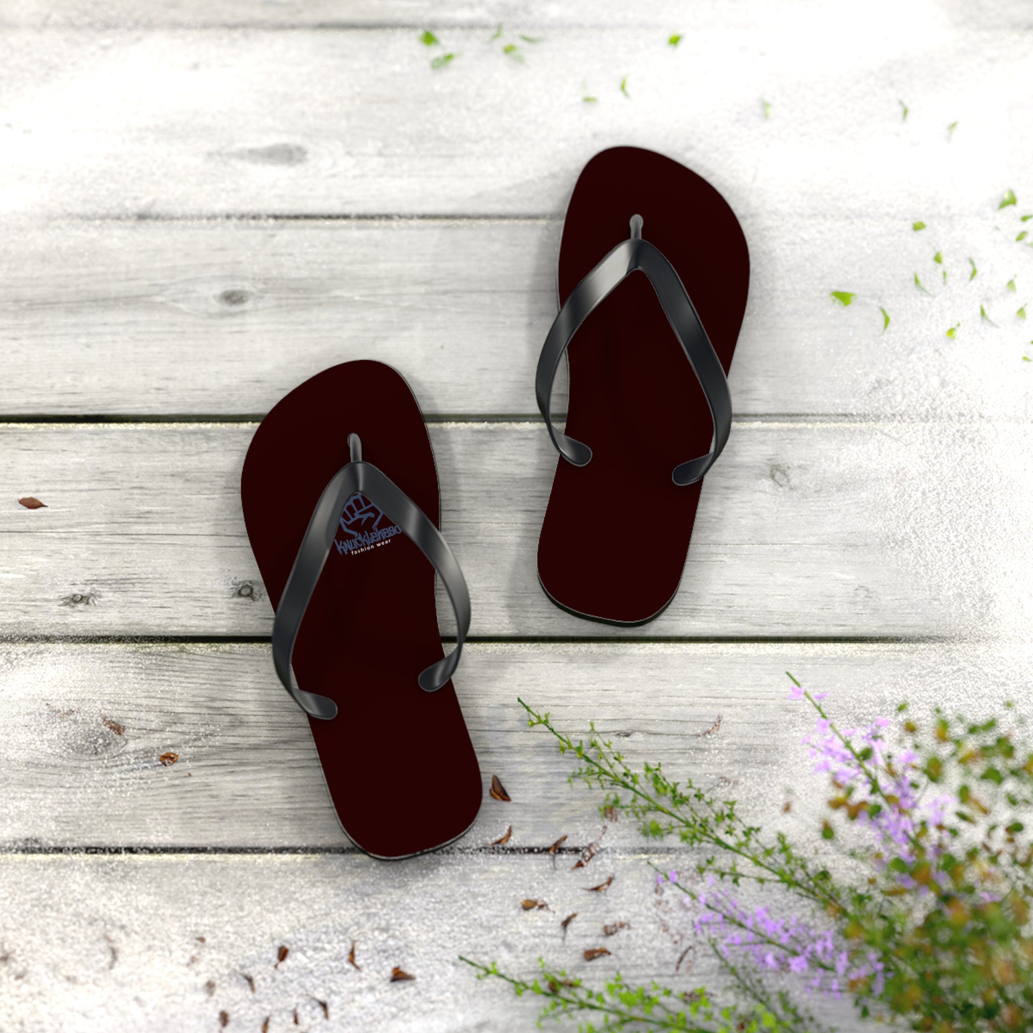 Classic Solid-Color Flip Flops – Casual Beach & Everyday Sandals XL Black sole