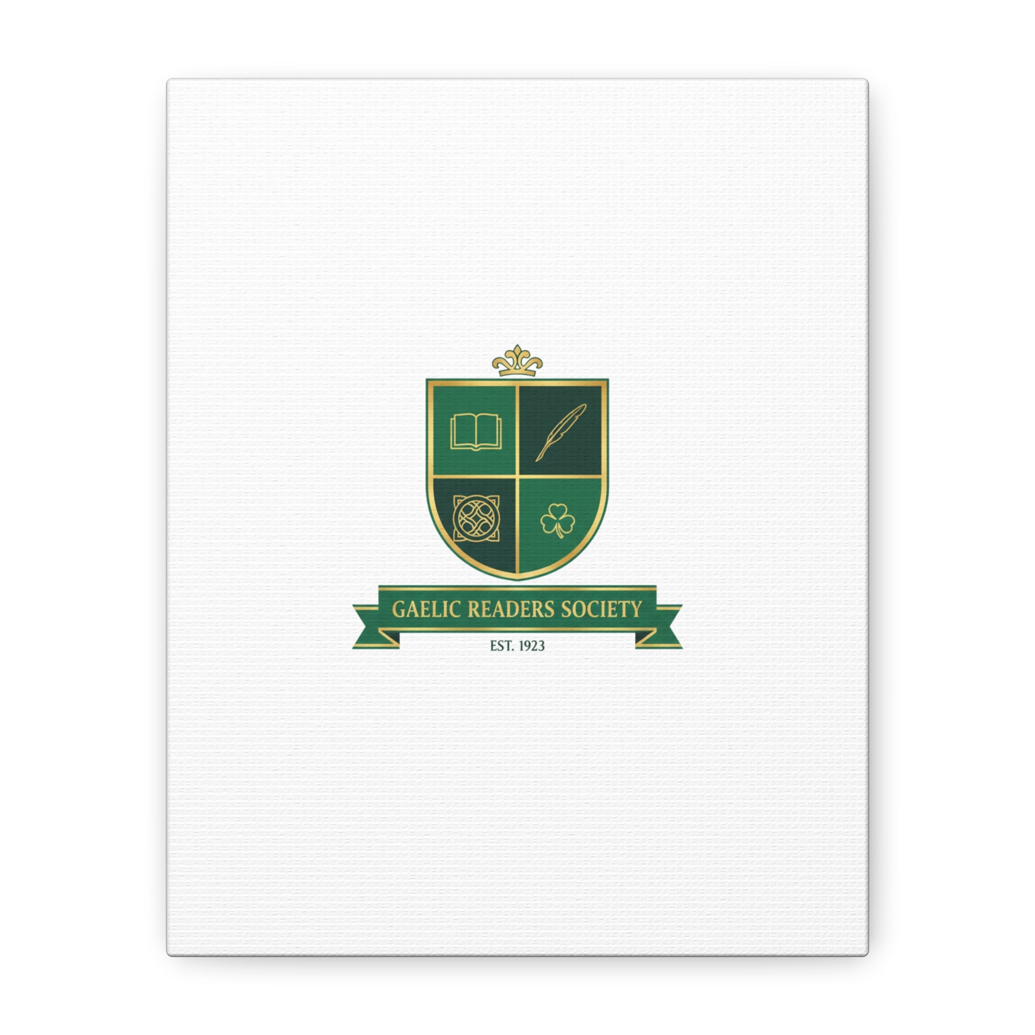 Gaelic Crest Shield Canvas | Celtic crest, Irish heritage logo