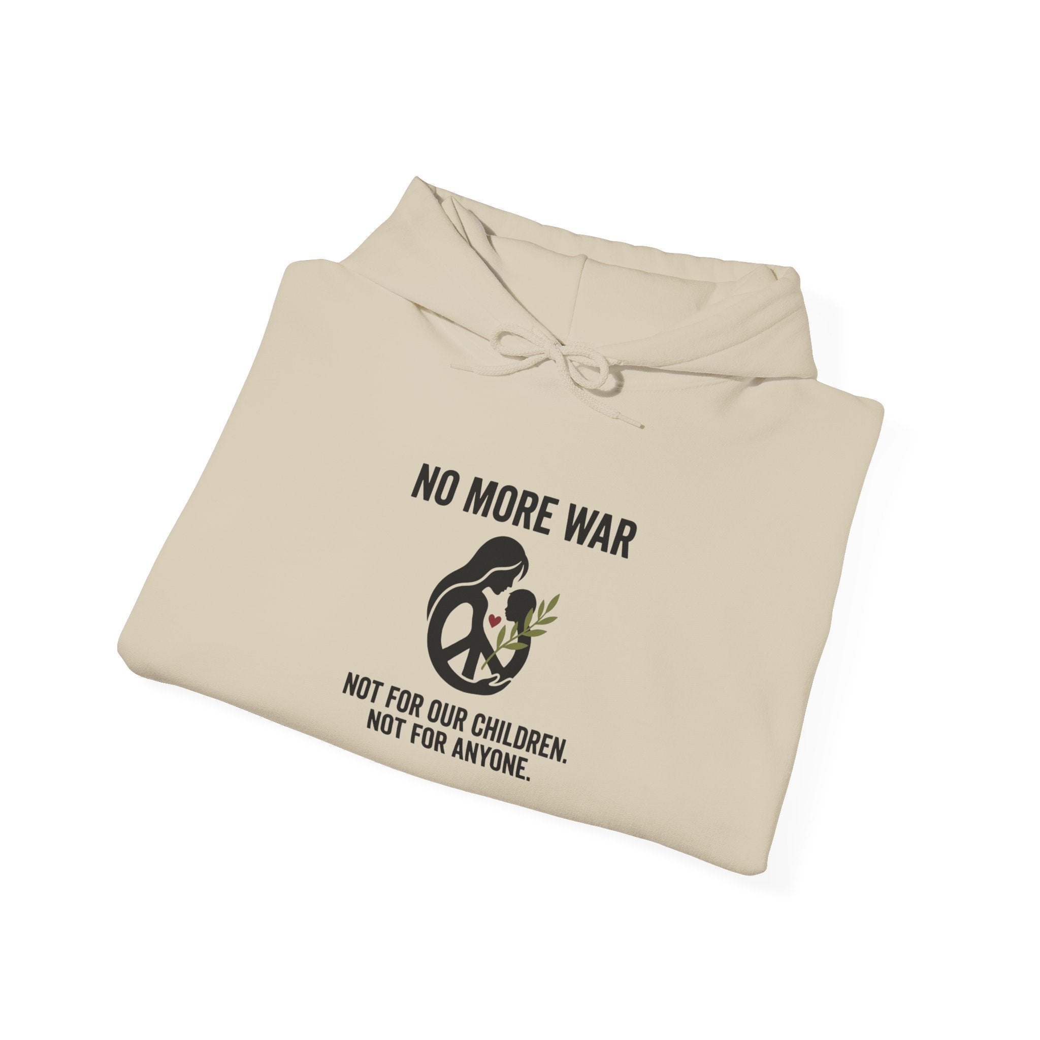 No More War Hoodie | anti-war, peace, ceasefire, solidarity. Navy