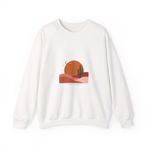 Desert Sunset Minimalist Mesa Sweatshirt | Southwestern adobe-inspired wall art vibe