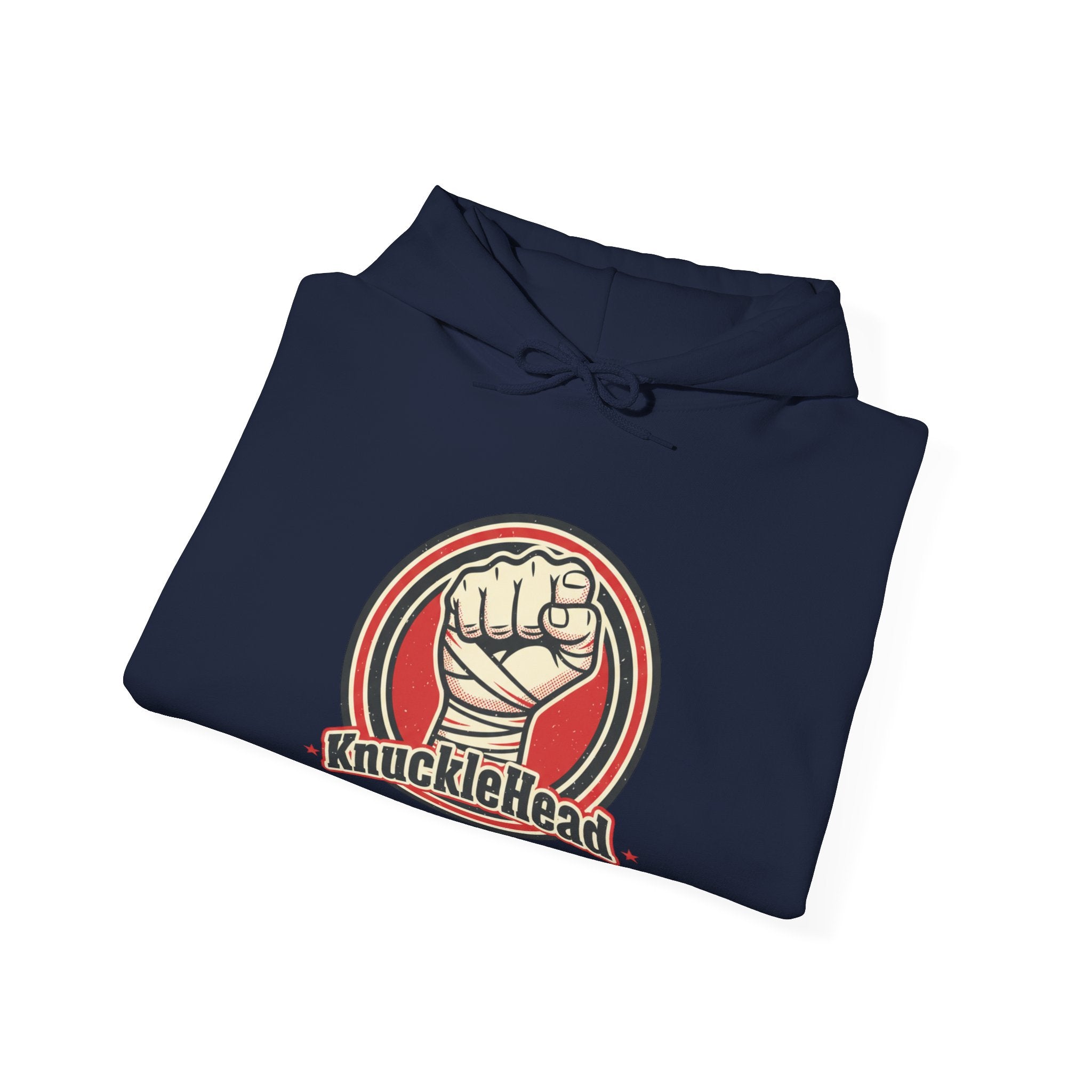 Knucklehead Fist Hoodie – Retro Boxing Punch Graphic Sweatshirt
