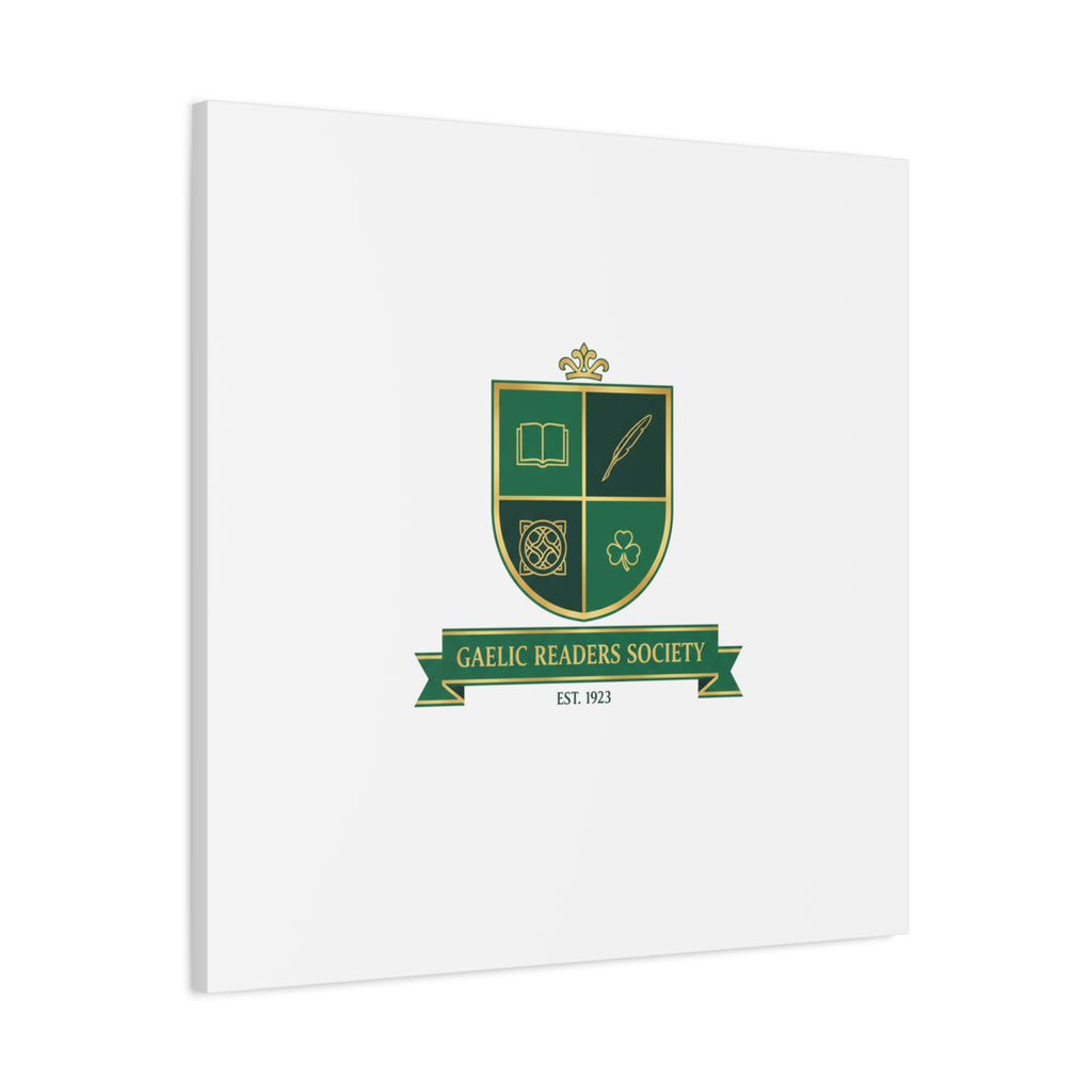 Gaelic Crest Shield Canvas | Celtic crest, Irish heritage logo 36" x 36" 1.25"