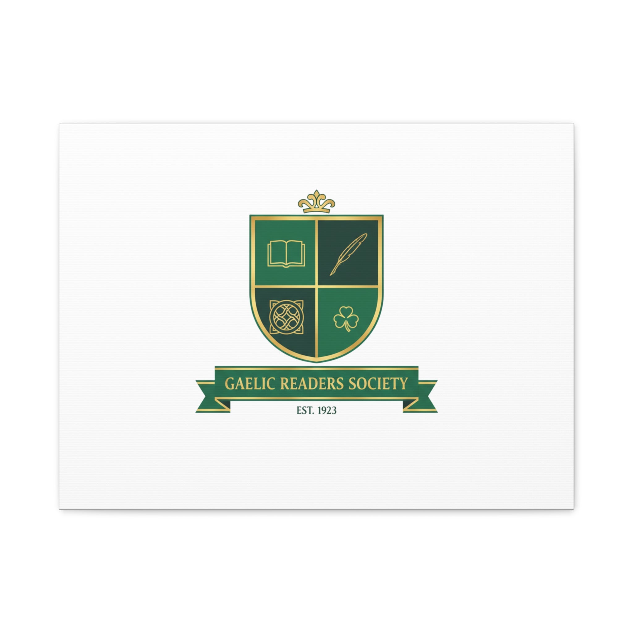 Gaelic Crest Shield Canvas | Celtic crest, Irish heritage logo