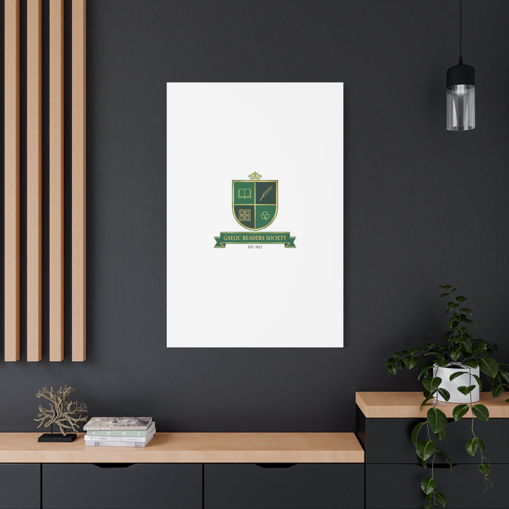 Gaelic Crest Shield Canvas | Celtic crest, Irish heritage logo 36" x 36" 1.25"
