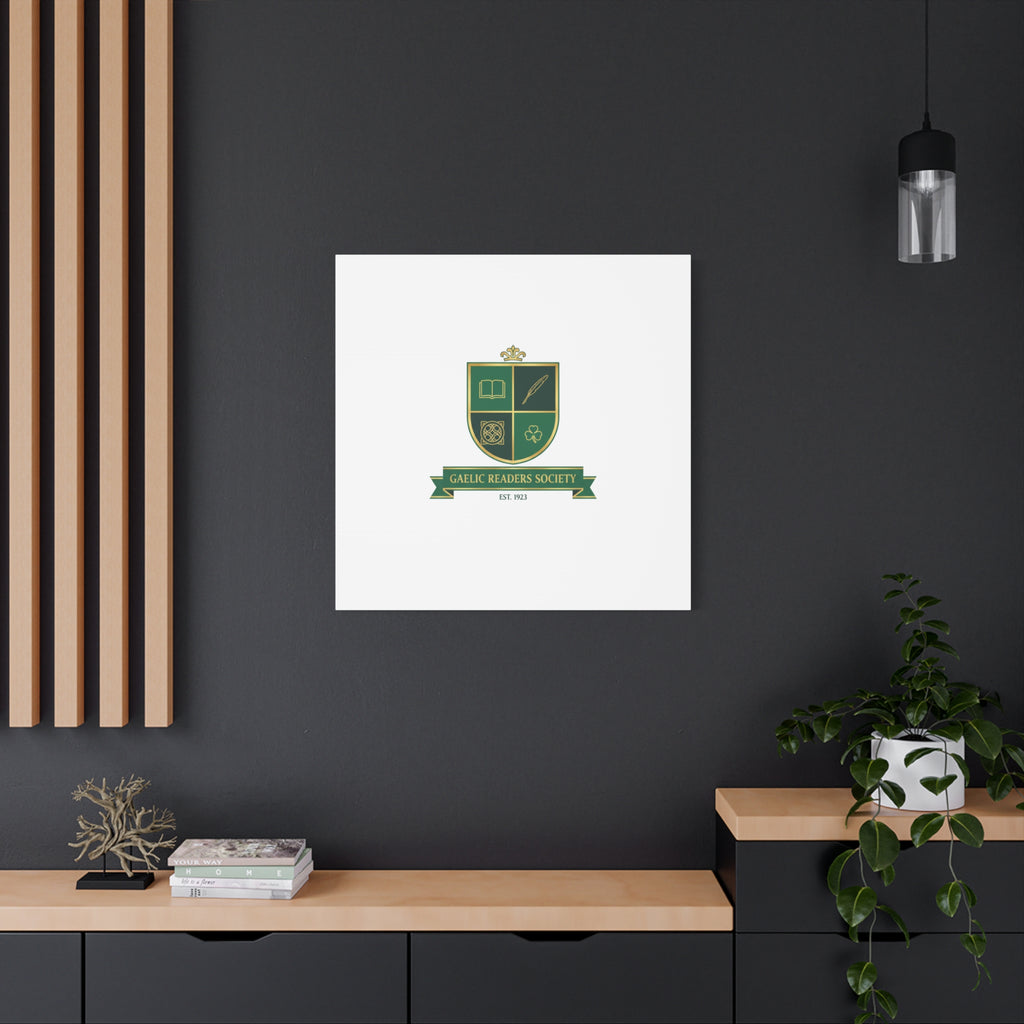 Gaelic Crest Shield Canvas | Celtic crest, Irish heritage logo 36" x 36" 1.25"